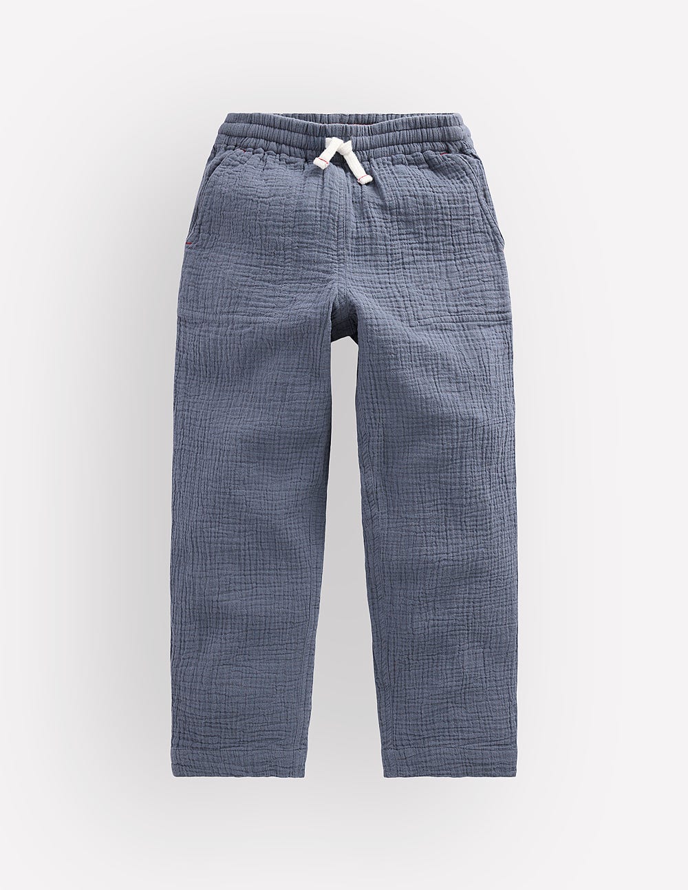 Pantalon d’été double-étoffe-Bleu mer du Nord - Image 1