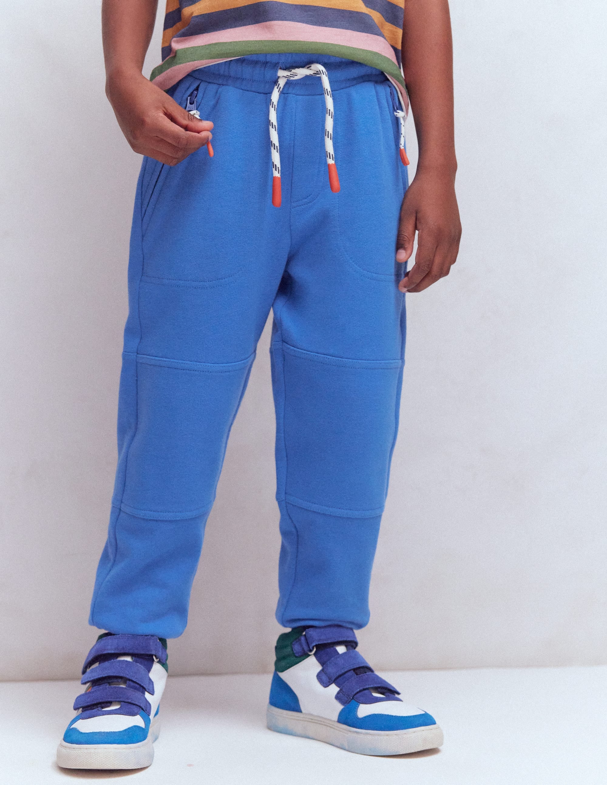 Jogginghose mit verstärktem Knie-Blau - Image 2