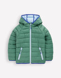 Doudoune repliable-Vert et bleu