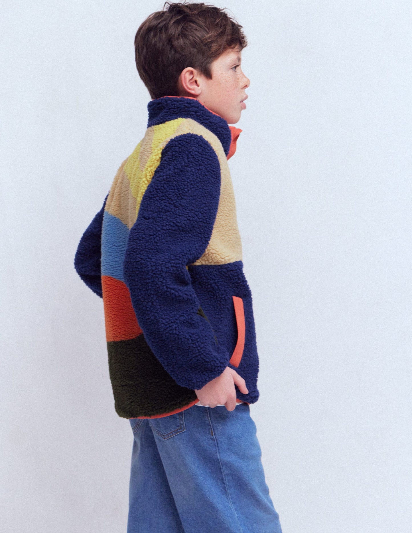 Kuschelige Teddyfell-Jacke-Landschaft