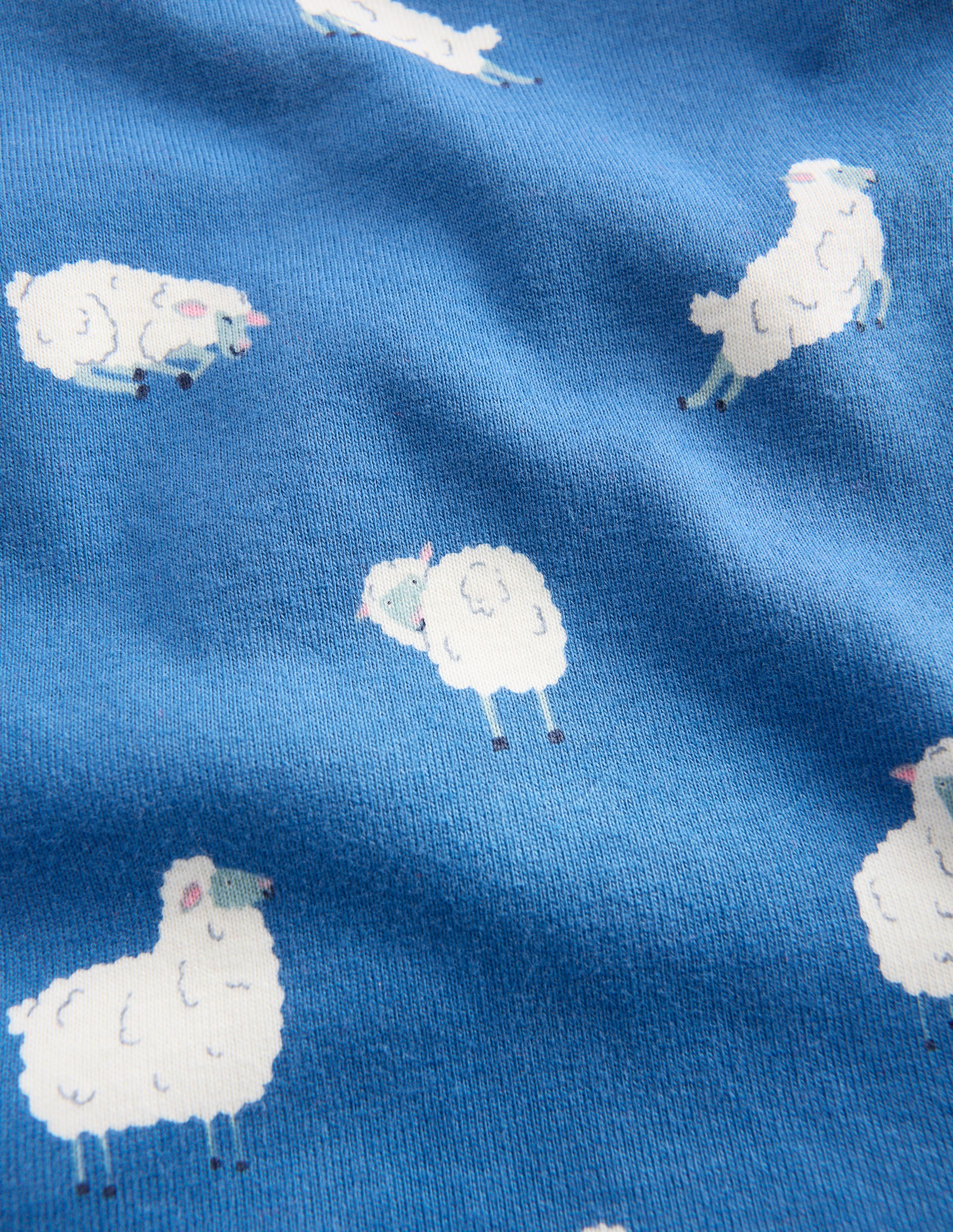 Pyjama long douillet-Moutons geai bleu - Image 3