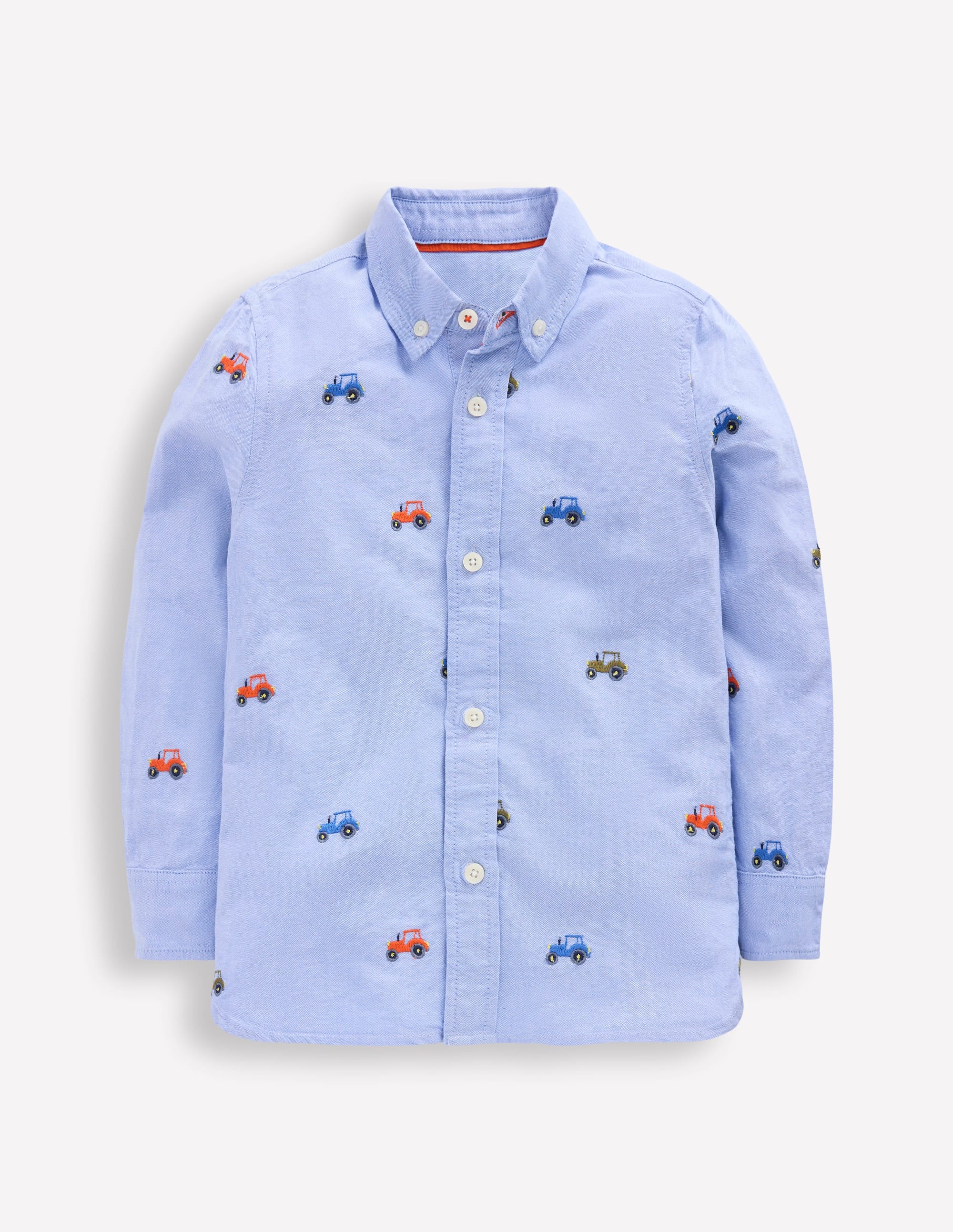 Chemise brodée-Tracteurs oxford - Image 1