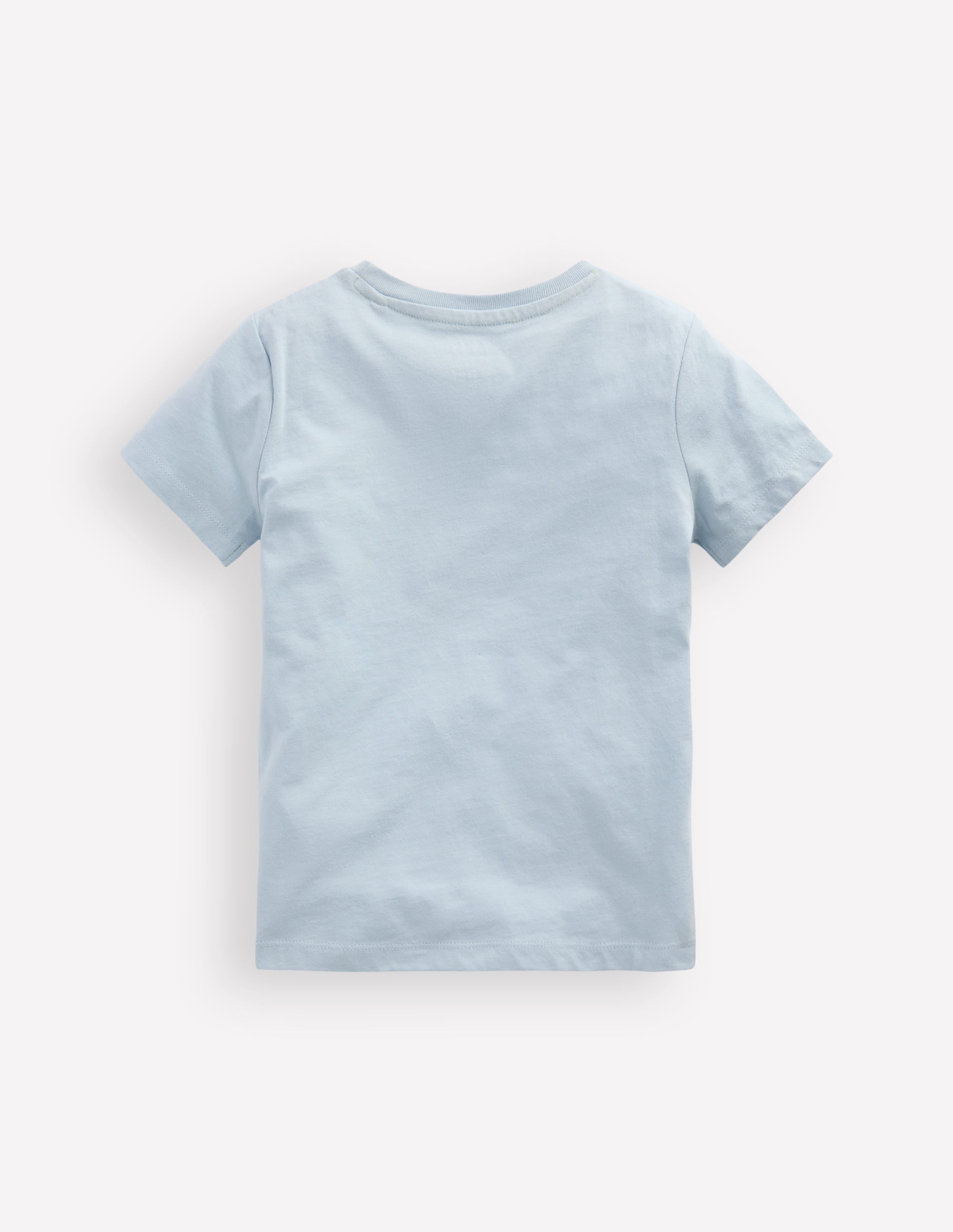 T-shirt à super surpiqûres-Poissons bleu brumeux - Image 2