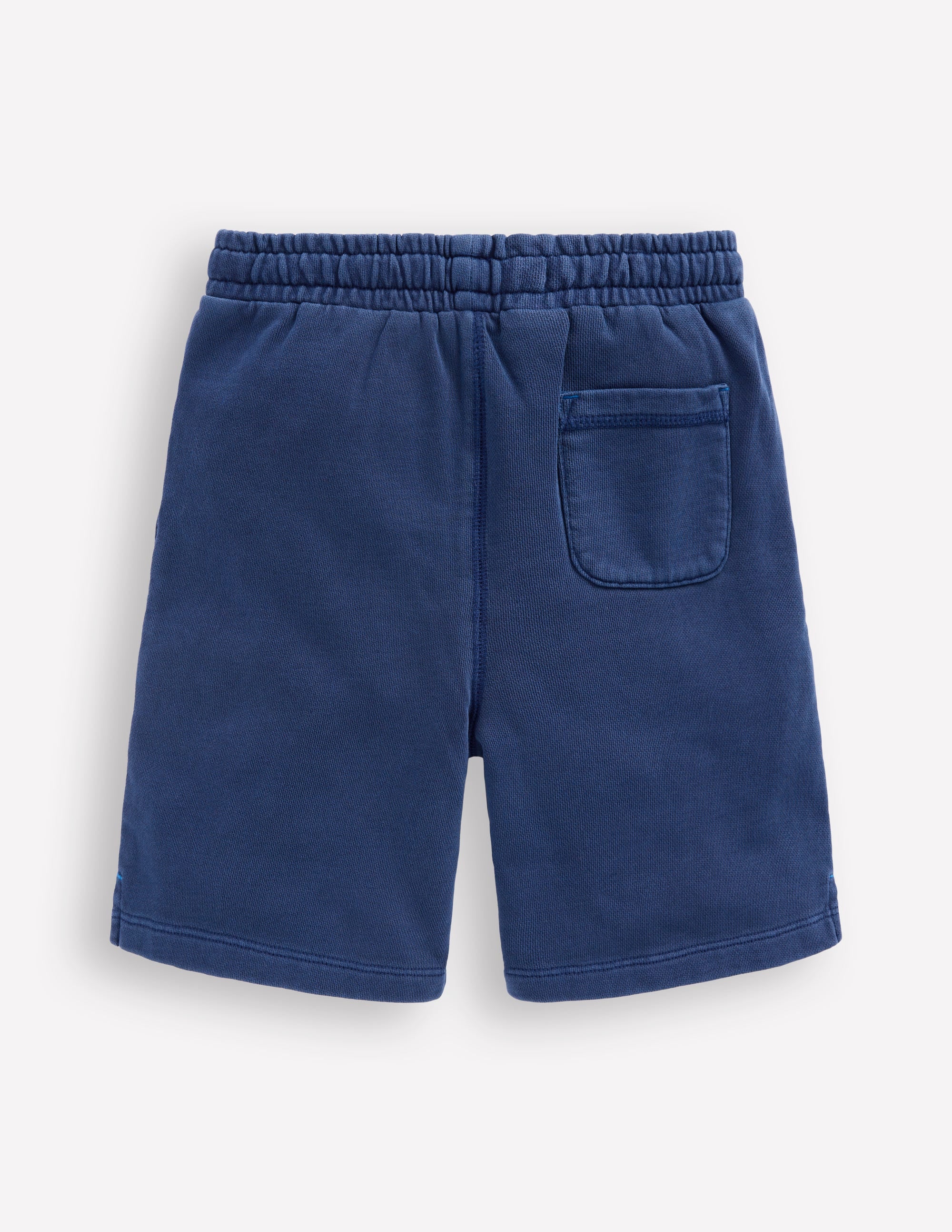 Stückgefärbte Sweatshorts-Marineblau - Image 2
