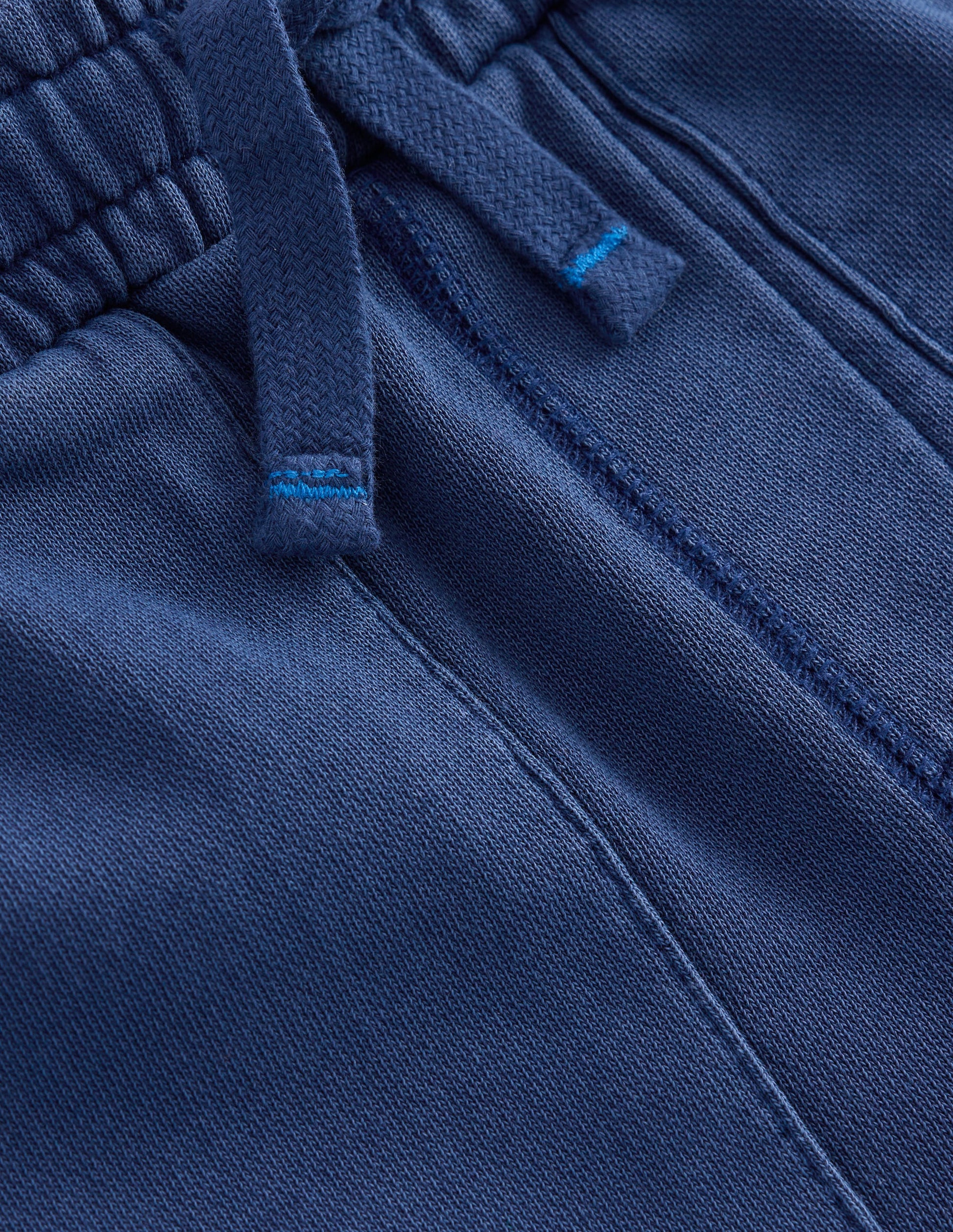 Stückgefärbte Shorts-Marineblau-3