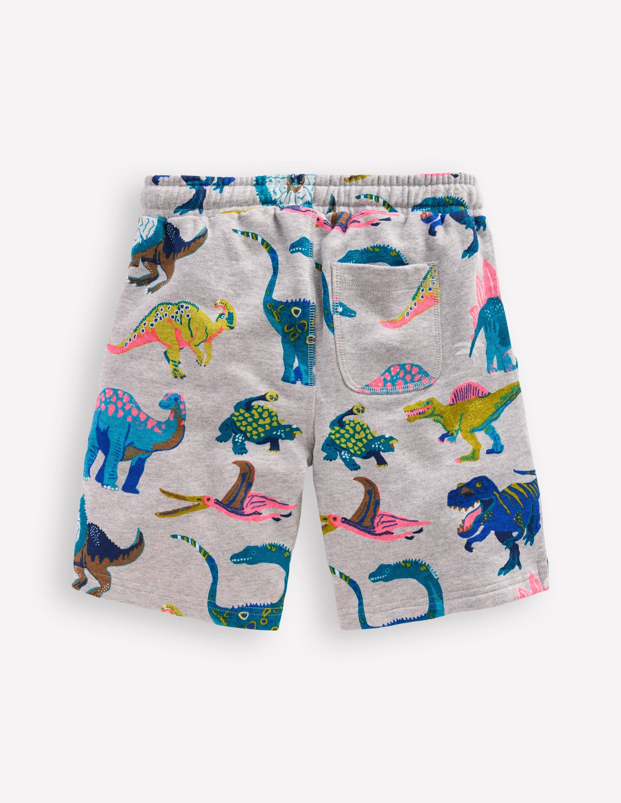 Printed Shorts-Grey Dinos - Image 2