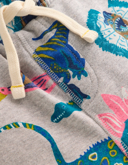 Short imprimé-Dinos gris-3