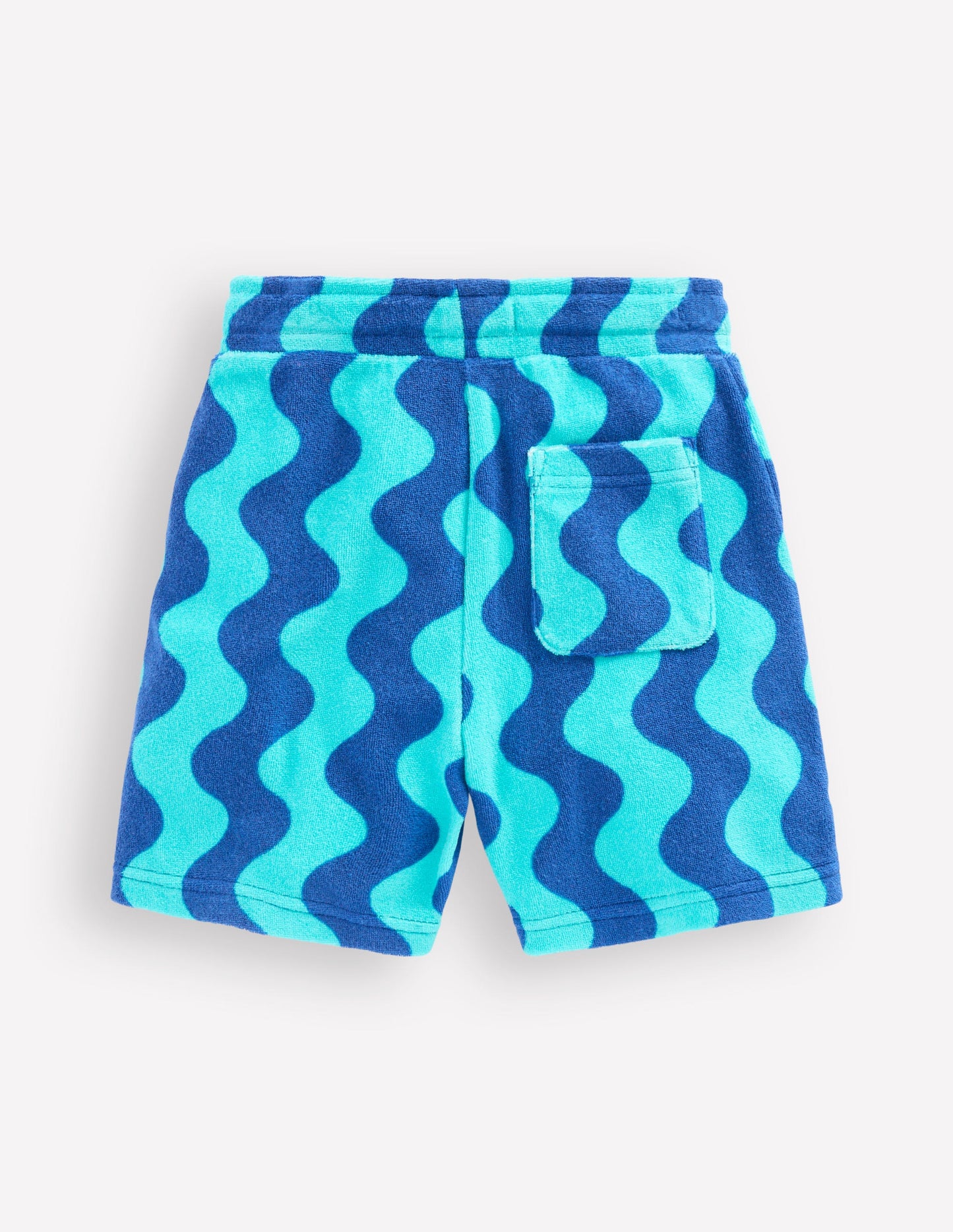 Towelling Shorts-MAZARINE BLUE WAVE