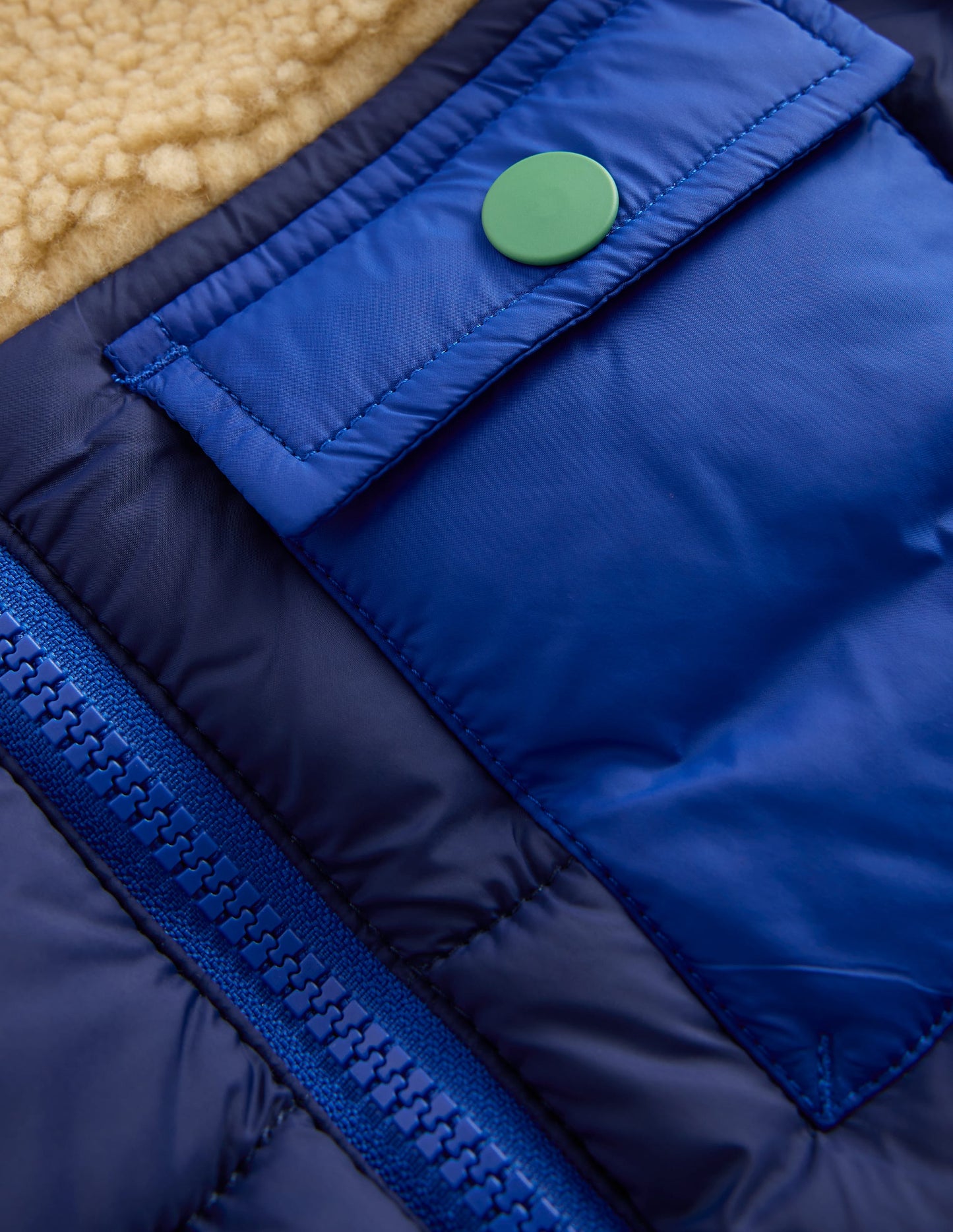 2-in-1-Teddyfell-Jacke-Wintermoos Mix