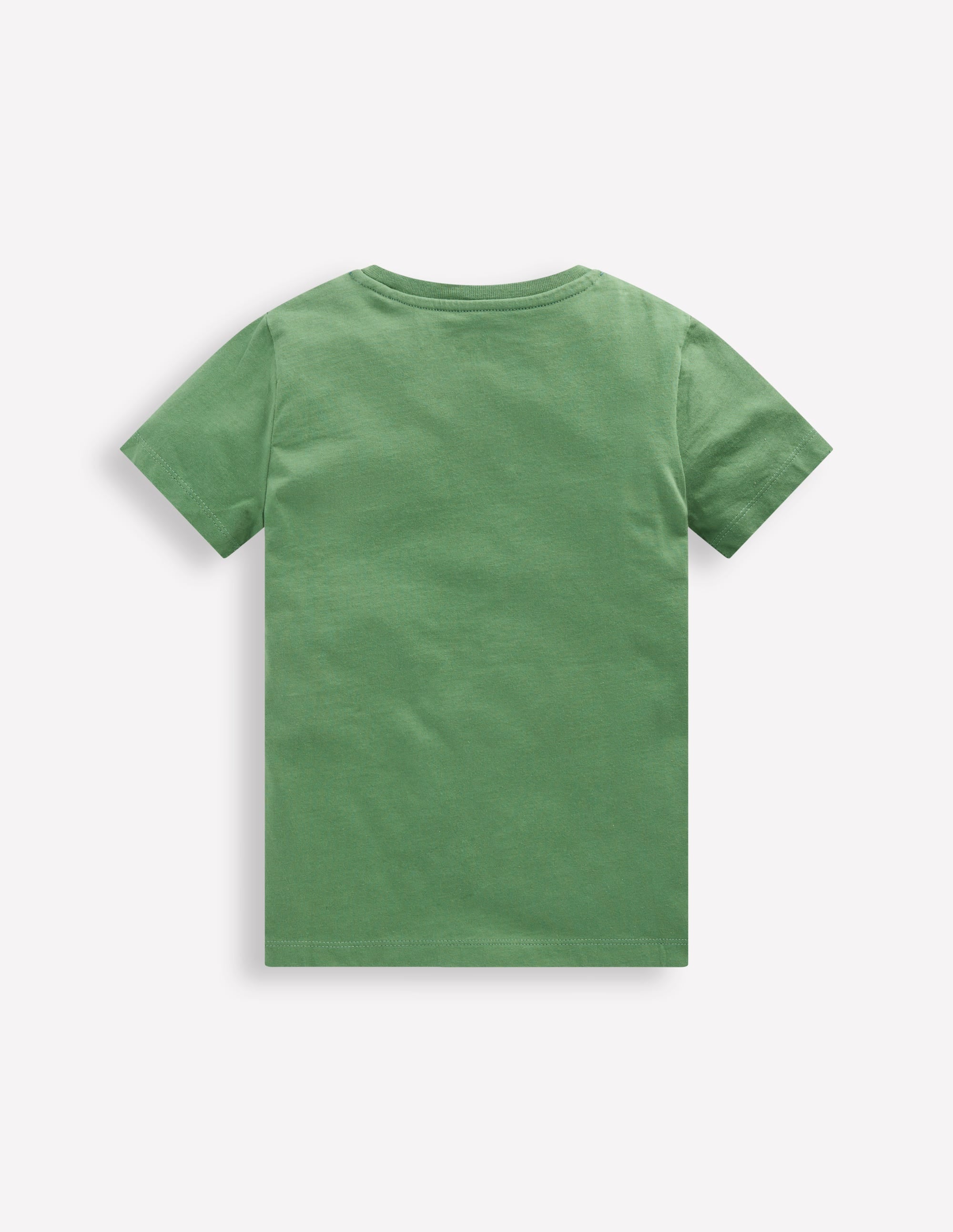 T-shirt manches courtes à appliqué-Voiture de course vert saule - Image 2