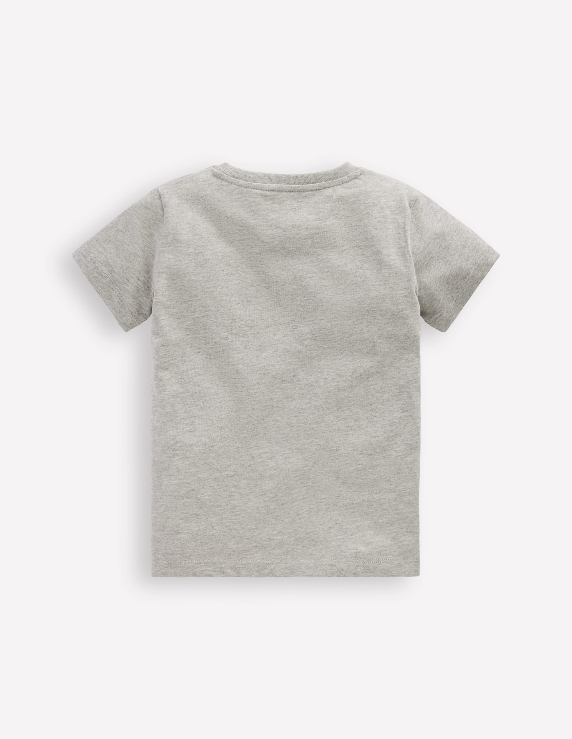 T-shirt graphique à manches courtes-Dinosaures gris chiné - Image 2