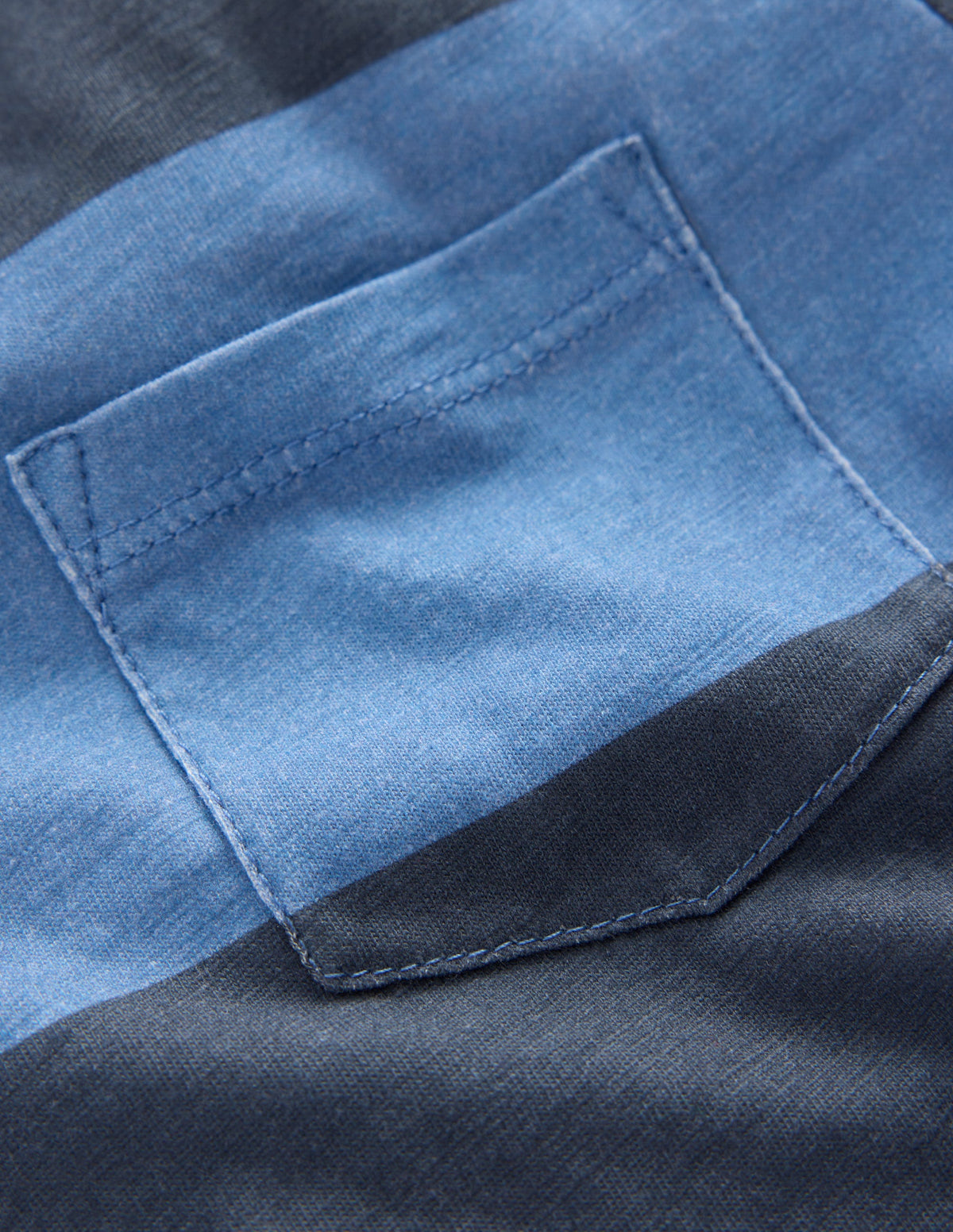 T-Shirt für den Alltag-Blau Yonder / Mittelalterliches Blau - Image 3