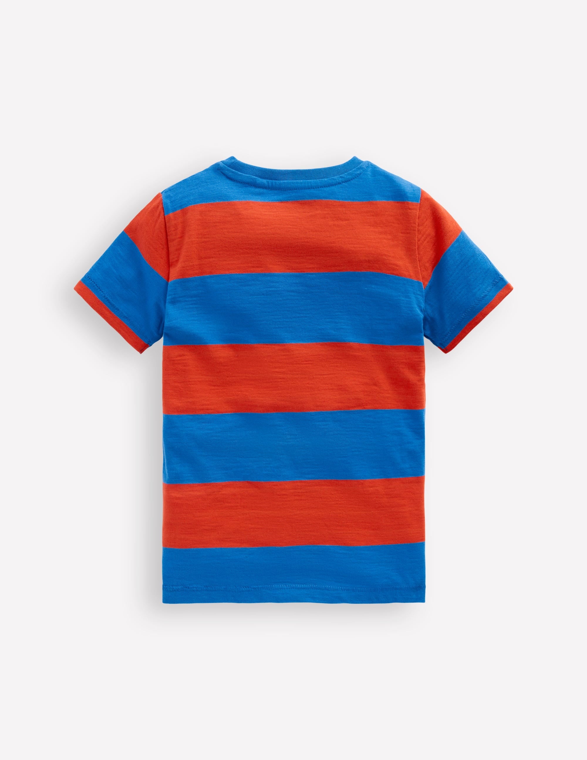 T-shirt manches courtes pour tous les jours-ROUGE AURORE/BLEU DIRECTOIRE - Image 2