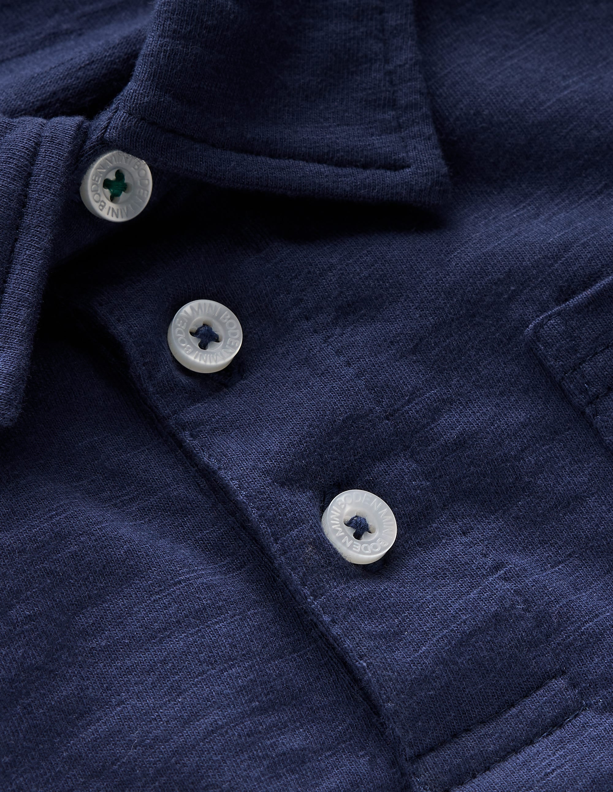 Polo flammé-Bleu chiné - Image 4