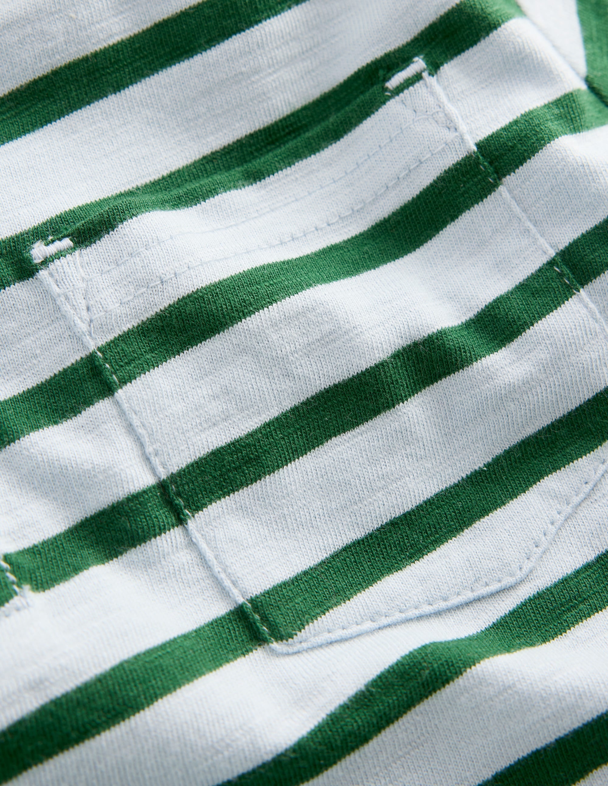 Polo flammé-Bleu brumeux/vert pin - Image 6