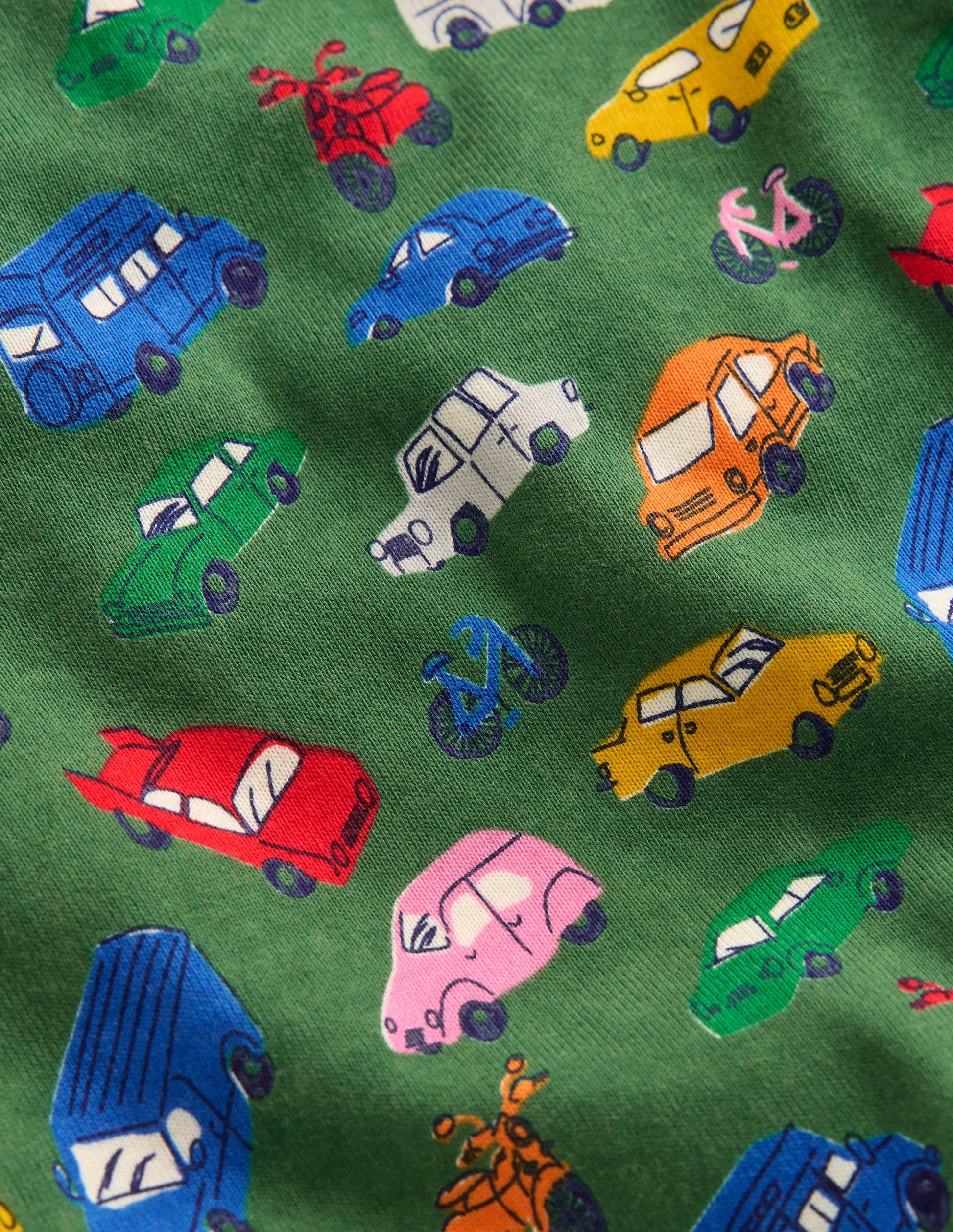 Pyjama court douillet-Motif Traffic Jam-3