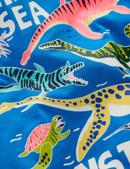 Im Dunkeln leuchtendes T-Shirt-Prähistorische Seeungeheuer-3