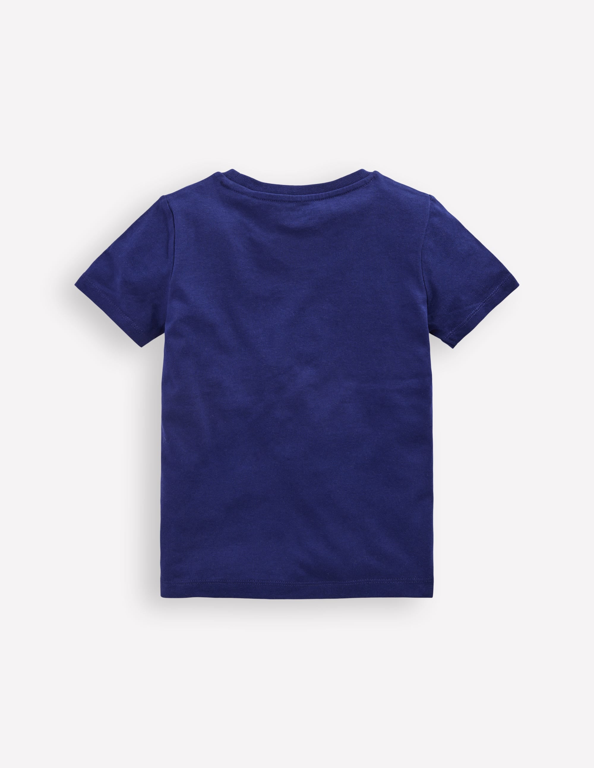 T-shirt phosphorescent à super surpiqûres-Requin bleu marine universitaire - Image 2