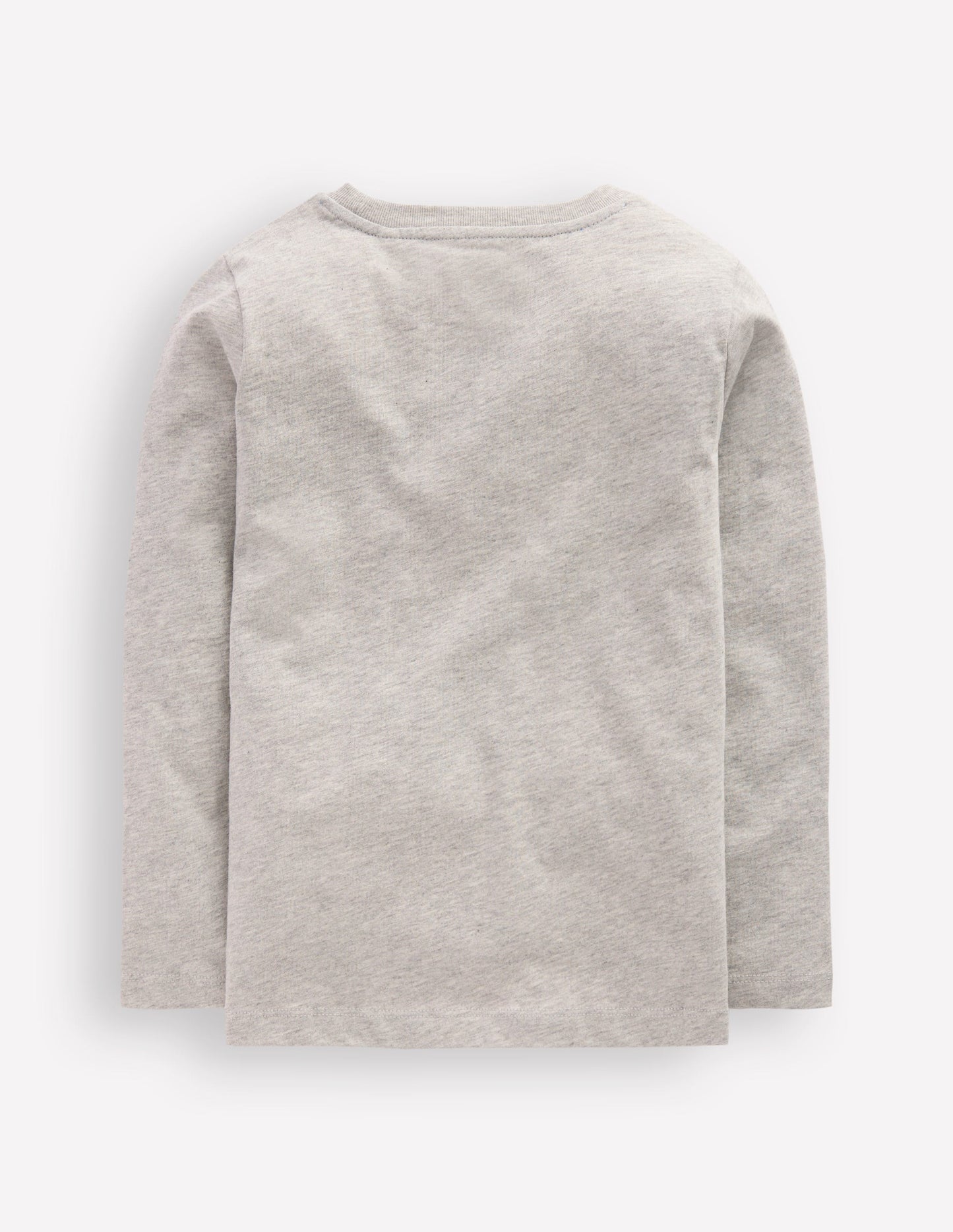 Langarmshirt mit Druck-Grau Meliert, Traktor