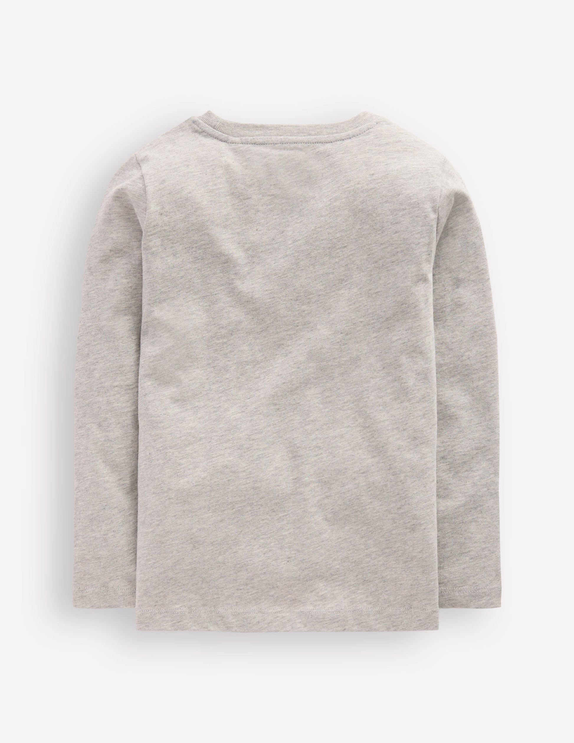 Langarmshirt mit Druck-Grau Meliert, Traktor-2