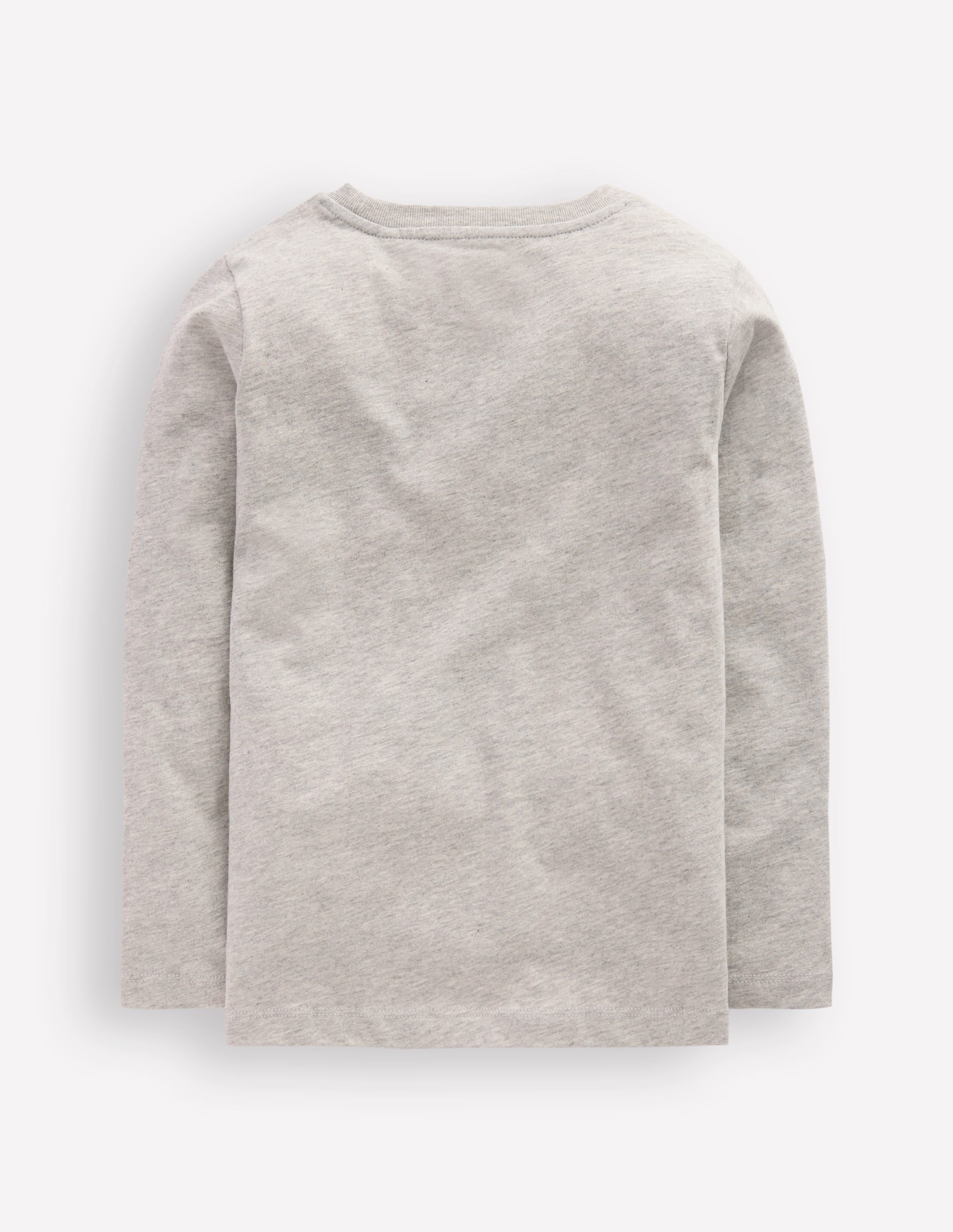 Langarmshirt mit Druck-Grau Meliert, Traktor - Image 2