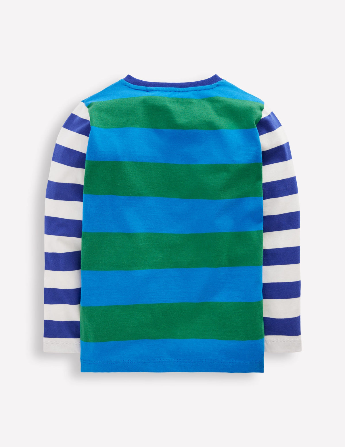 Kuddelmuddel-Langarmshirt-Blau/Grün/Orange - Image 2