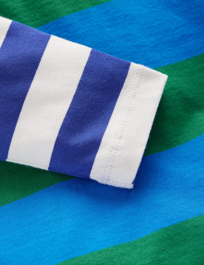 Kuddelmuddel-Langarmshirt-Blau/Grün/Orange-3