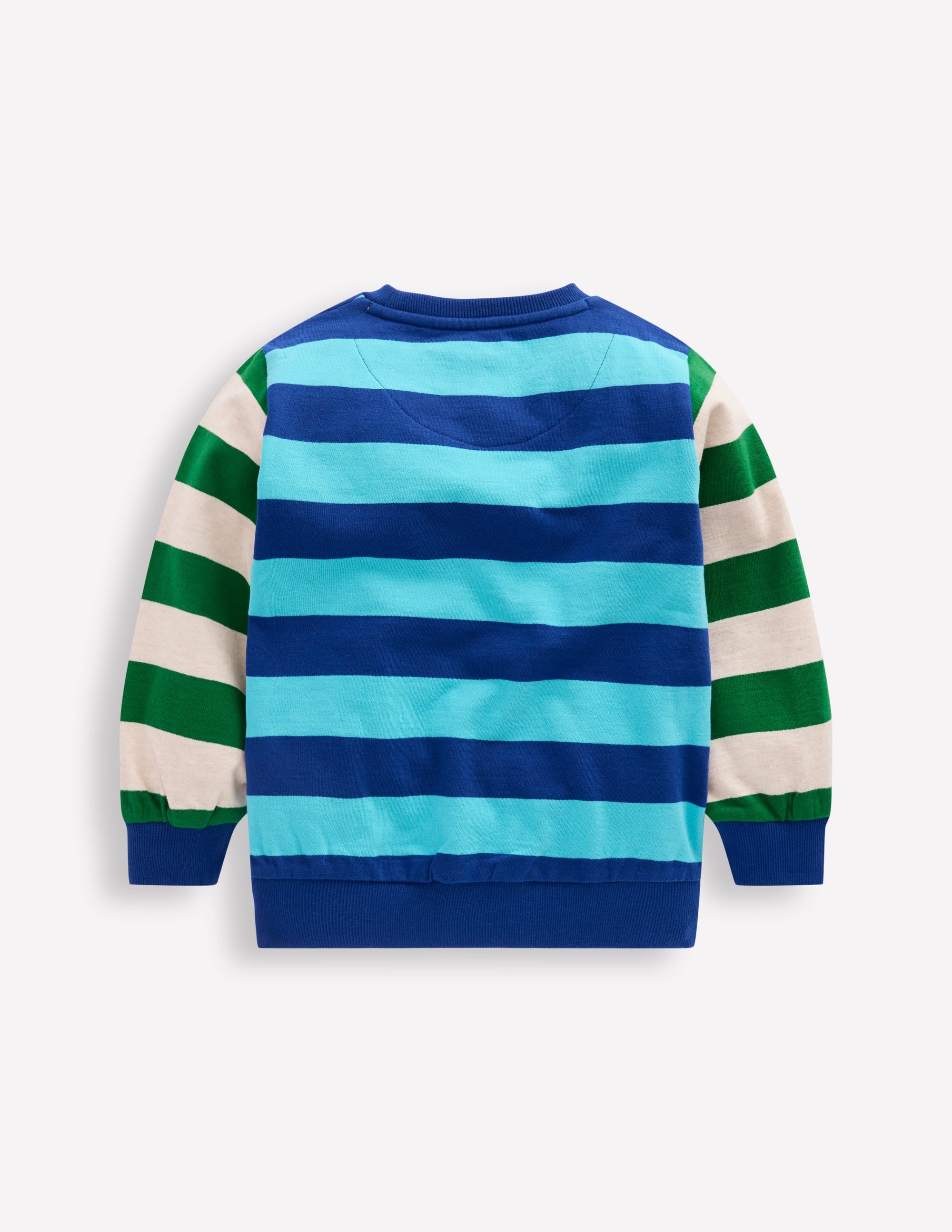 Bedrucktes Sweatshirt für den Alltag-Kuddelmuddel Streifen - Image 2