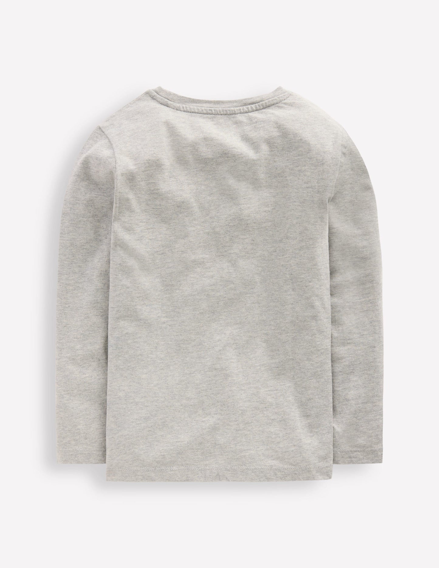 Langärmliges Oberteil mit Applikation-Grau Insekt