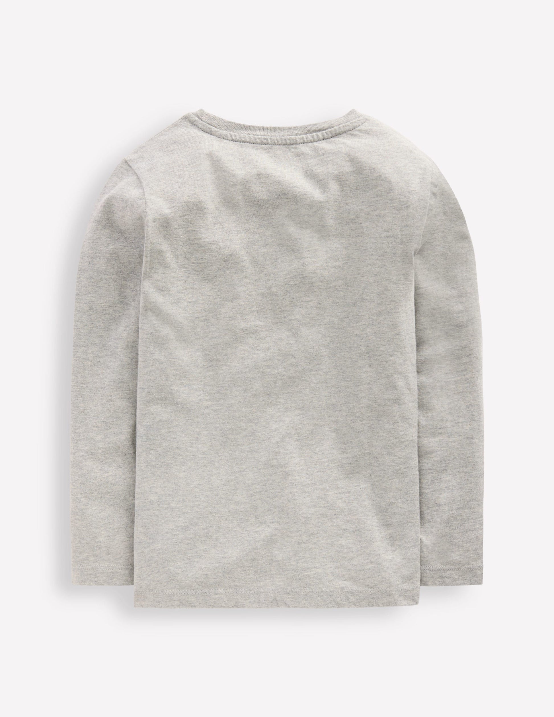 Langärmliges Oberteil mit Applikation-Grau Insekt-2