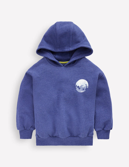 Sweat à capuche motif avant et arrière-Phases de la lune-5