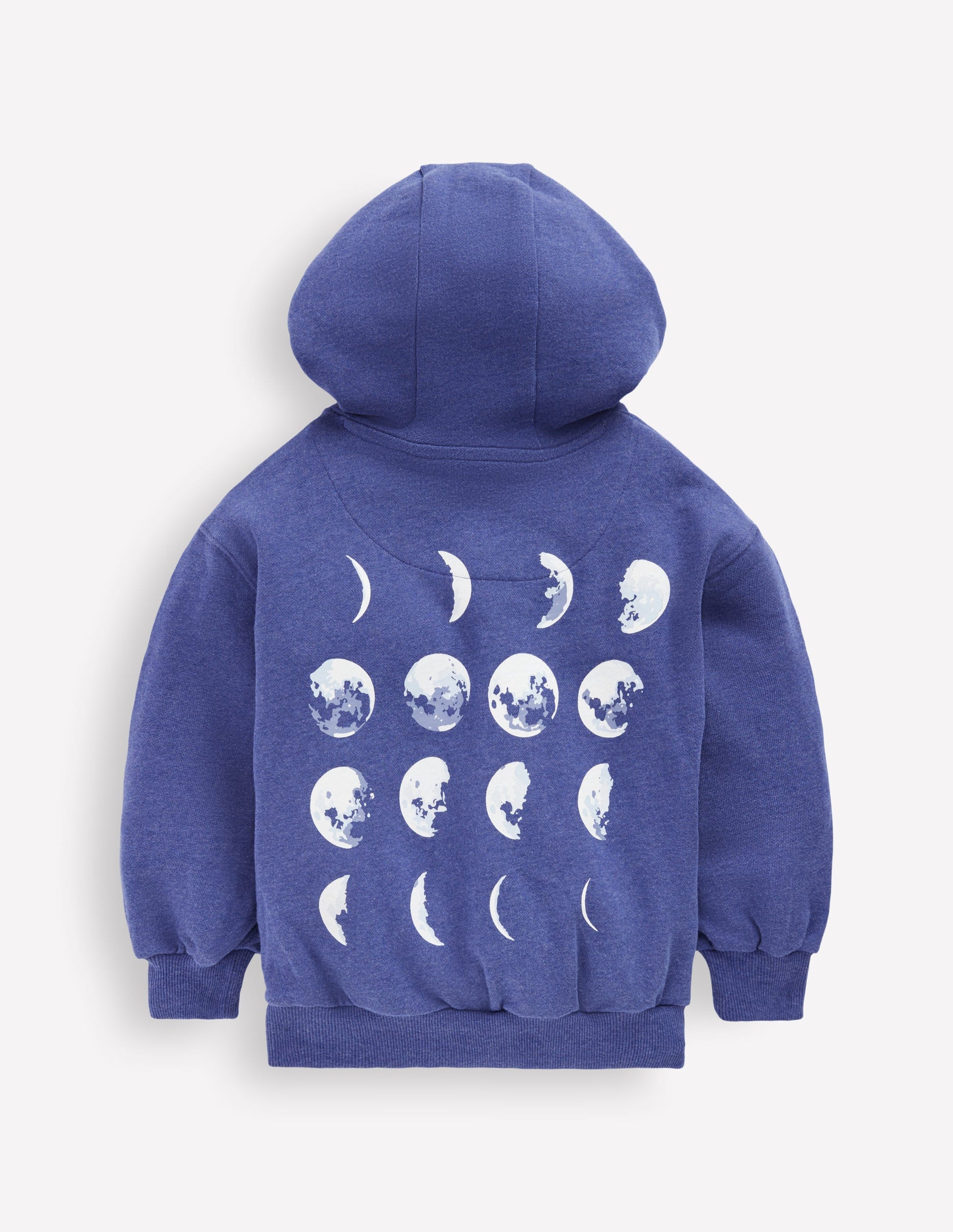 Sweat à capuche motif avant et arrière-Phases de la lune-6