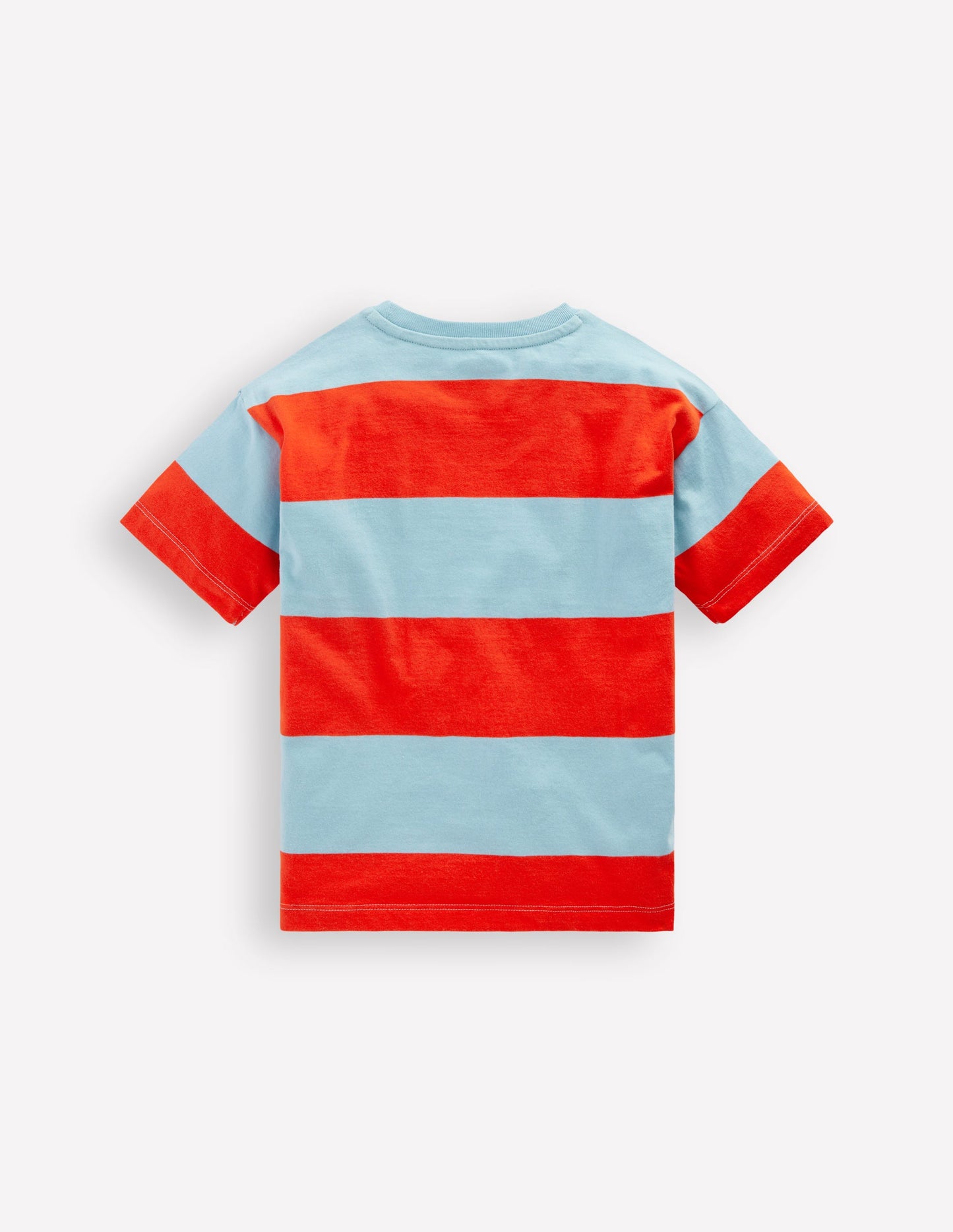 Lockeres T-Shirt mit Stickerei-Baufahrzeuge