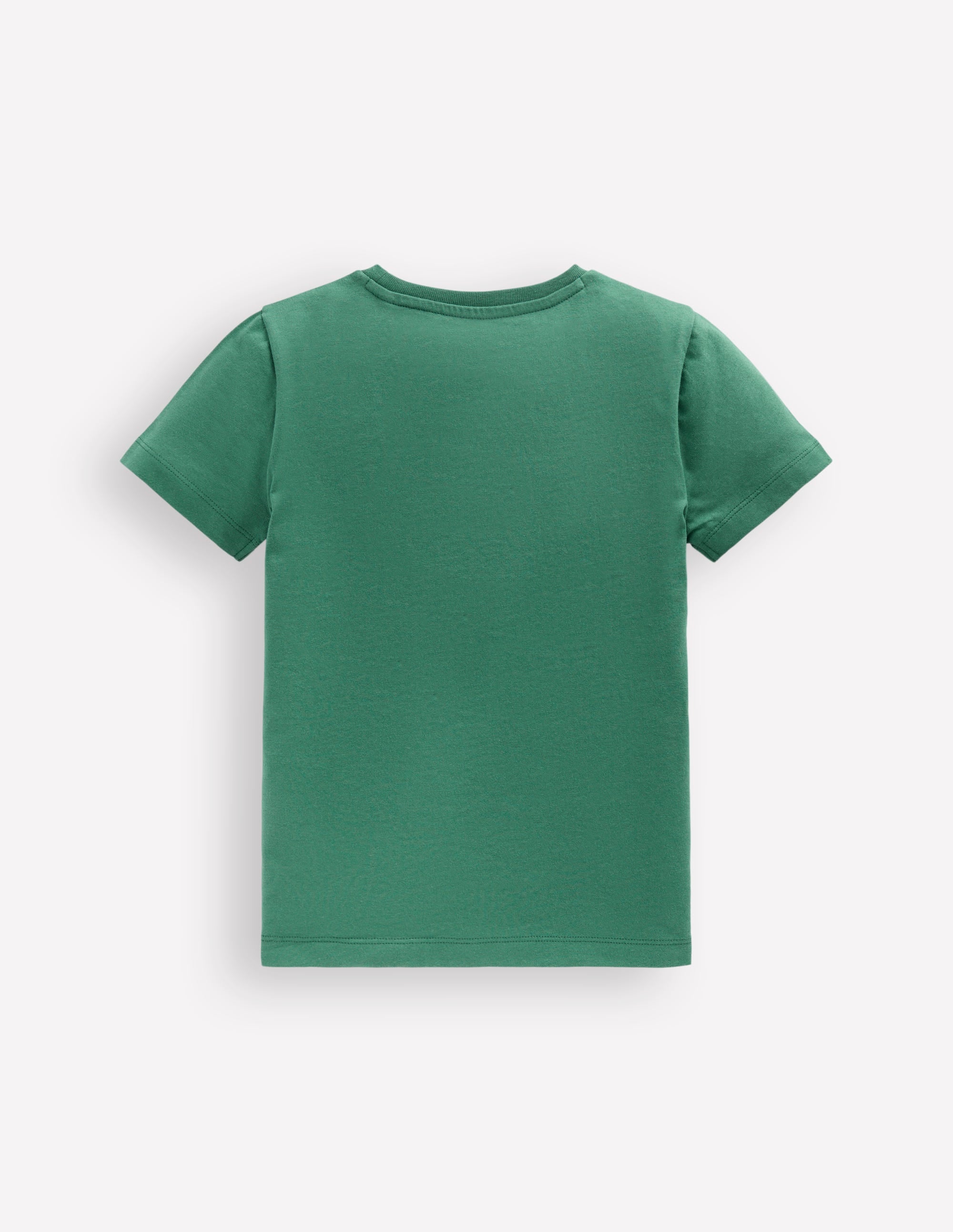 T-Shirt mit Linienstich-Fichtengrün Dinos - Image 2