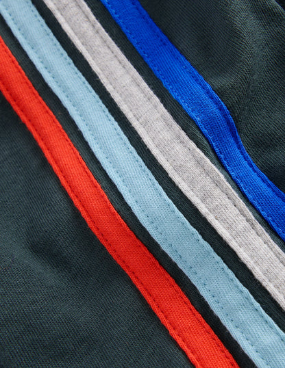 Raglan-T-Shirt mit bunten Streifen-GREEN GABLES-3