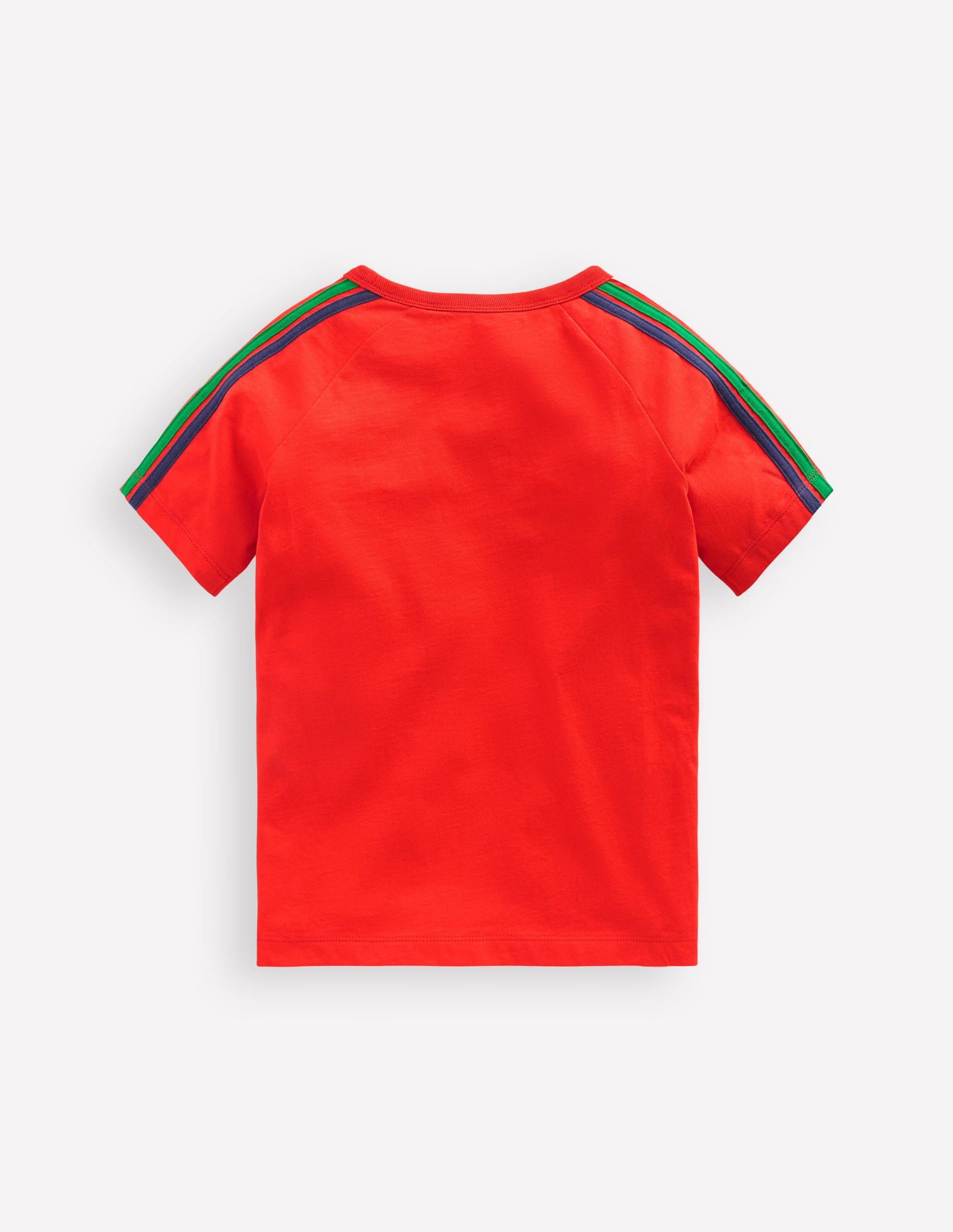Rainbow Raglan T-shirt-VERMILLION ORANGE-2