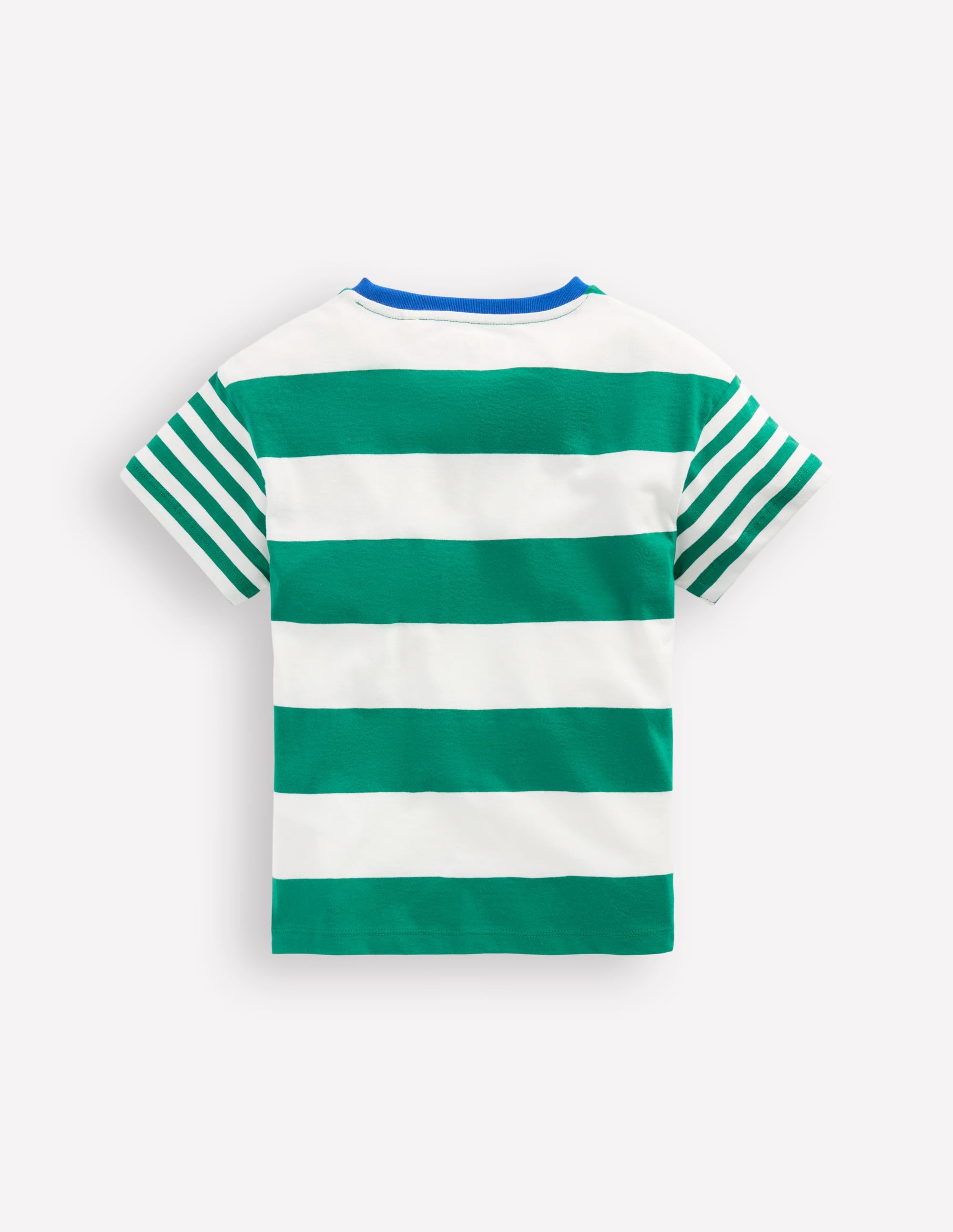 T-shirt décontracté à motif pêle-mêle-Vert joyau/ivoire doux - Image 2