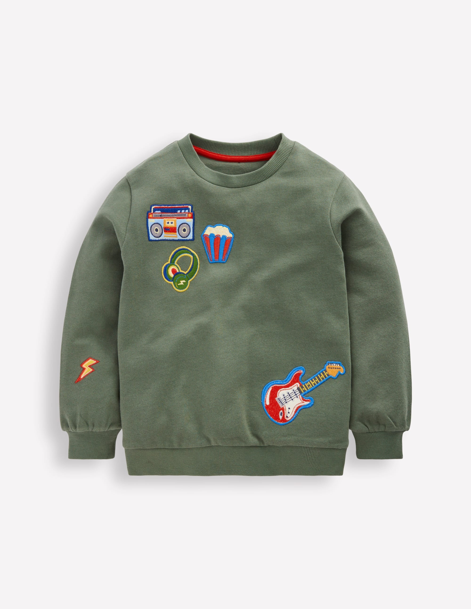Sweatshirt mit Aufnäher-Lorbeerkranz Hobbys - Image 1