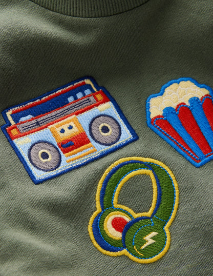 Sweat à écussons-Loisirs couronne de laurier-3