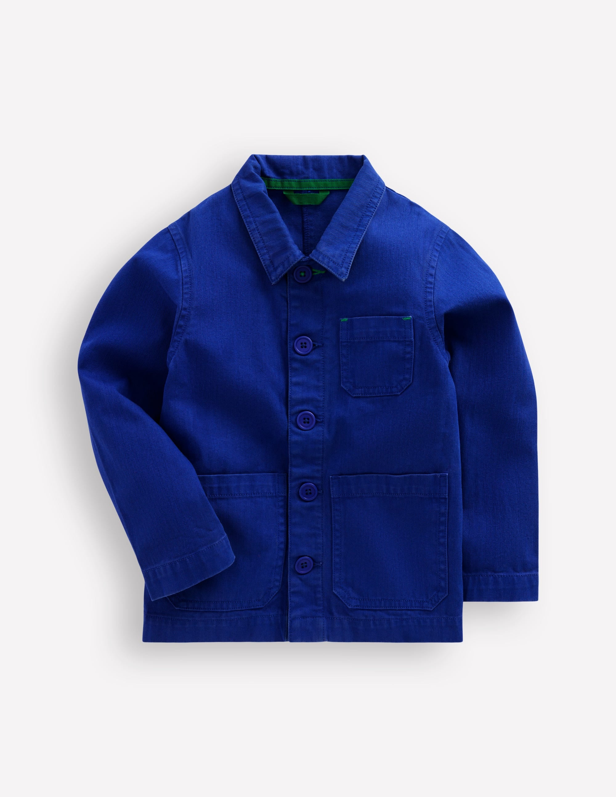 Veste en sergé-Bleu sodalite - Image 1