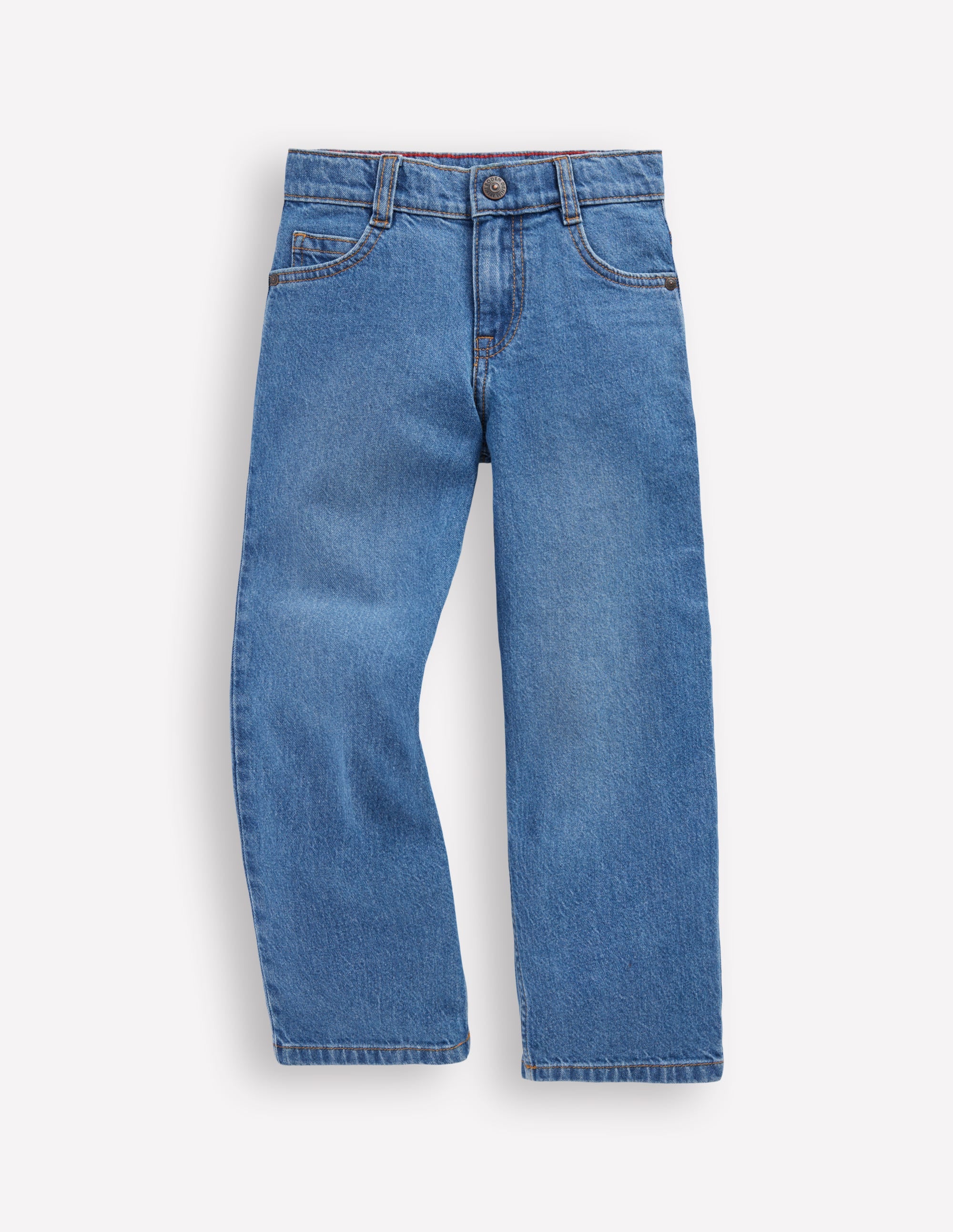 Lockere Jeanshose mit geradem Bein-MITTLERE WASCHUNG - Image 6