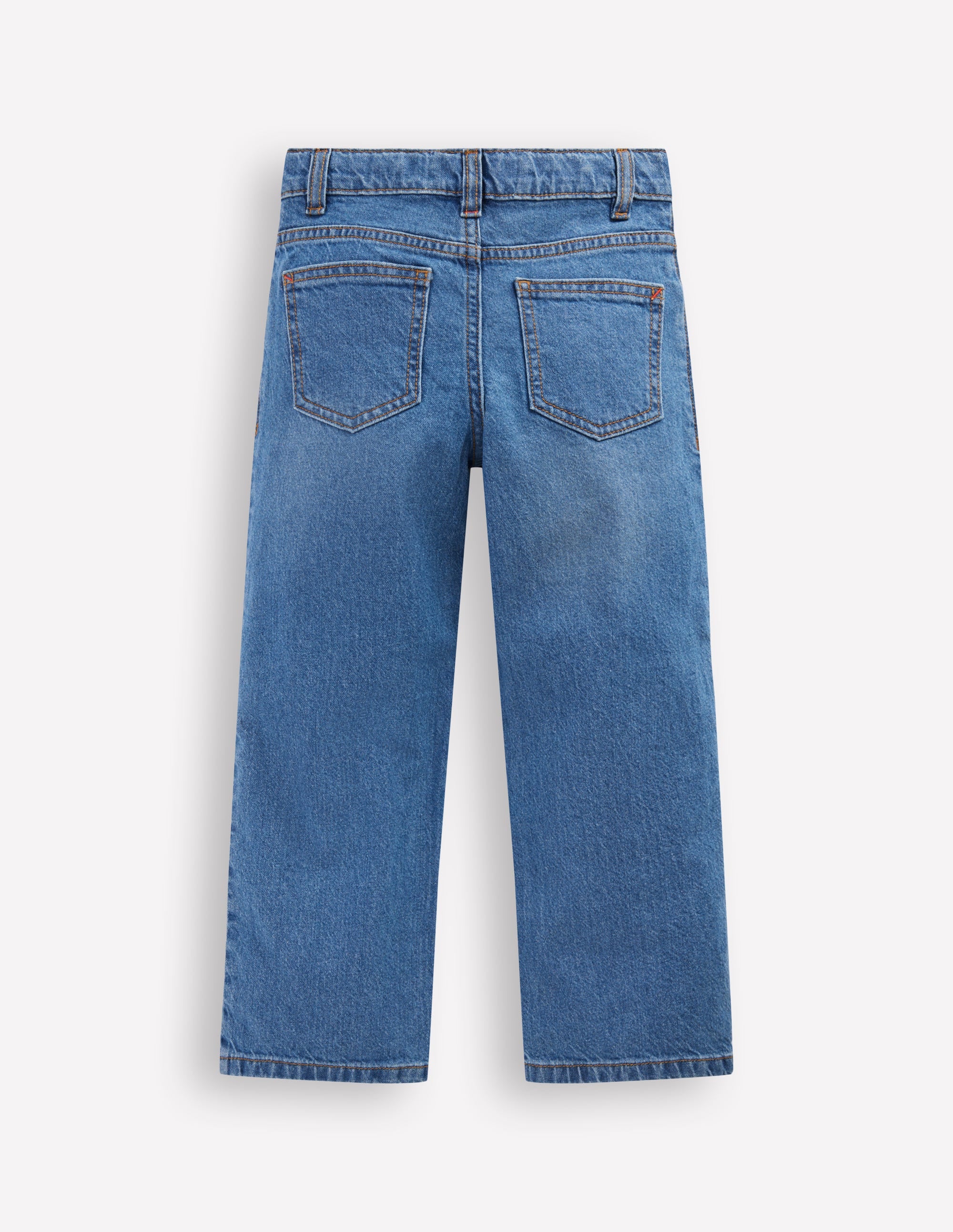 Lockere Jeanshose mit geradem Bein-MITTLERE WASCHUNG - Image 7