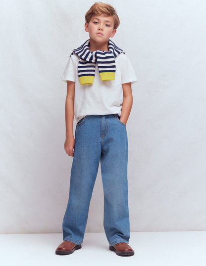 Lässige Jeans-MITTLERE WASCHUNG-1