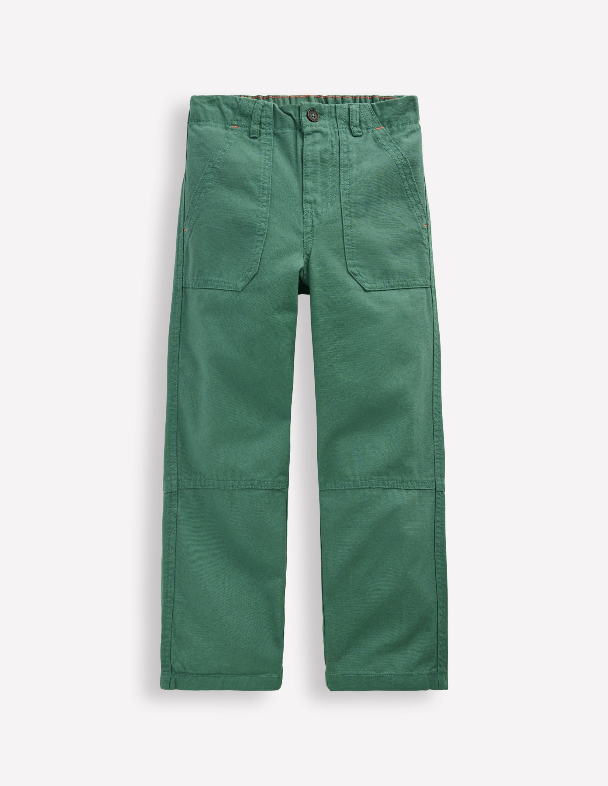 Pantalon style charpentier en toile-Épicéa bleu - Image 1