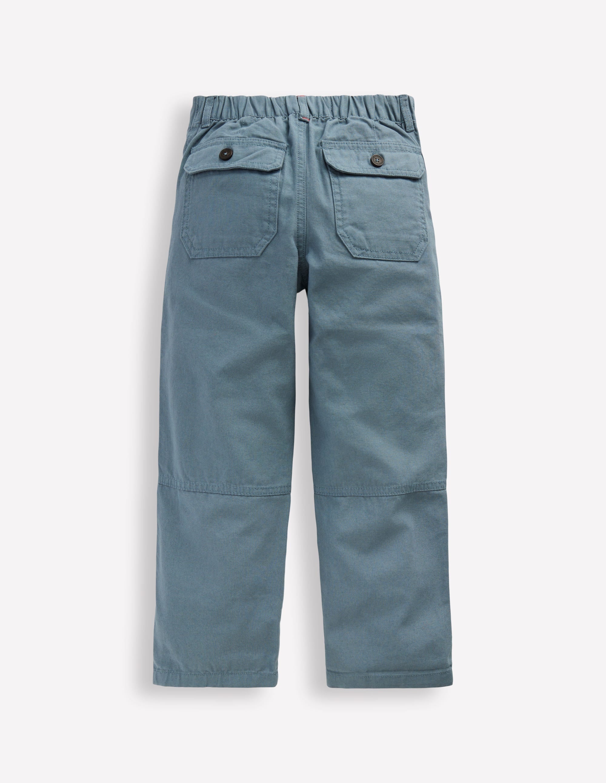 Pantalon style charpentier en toile-Mirage bleu - Image 2