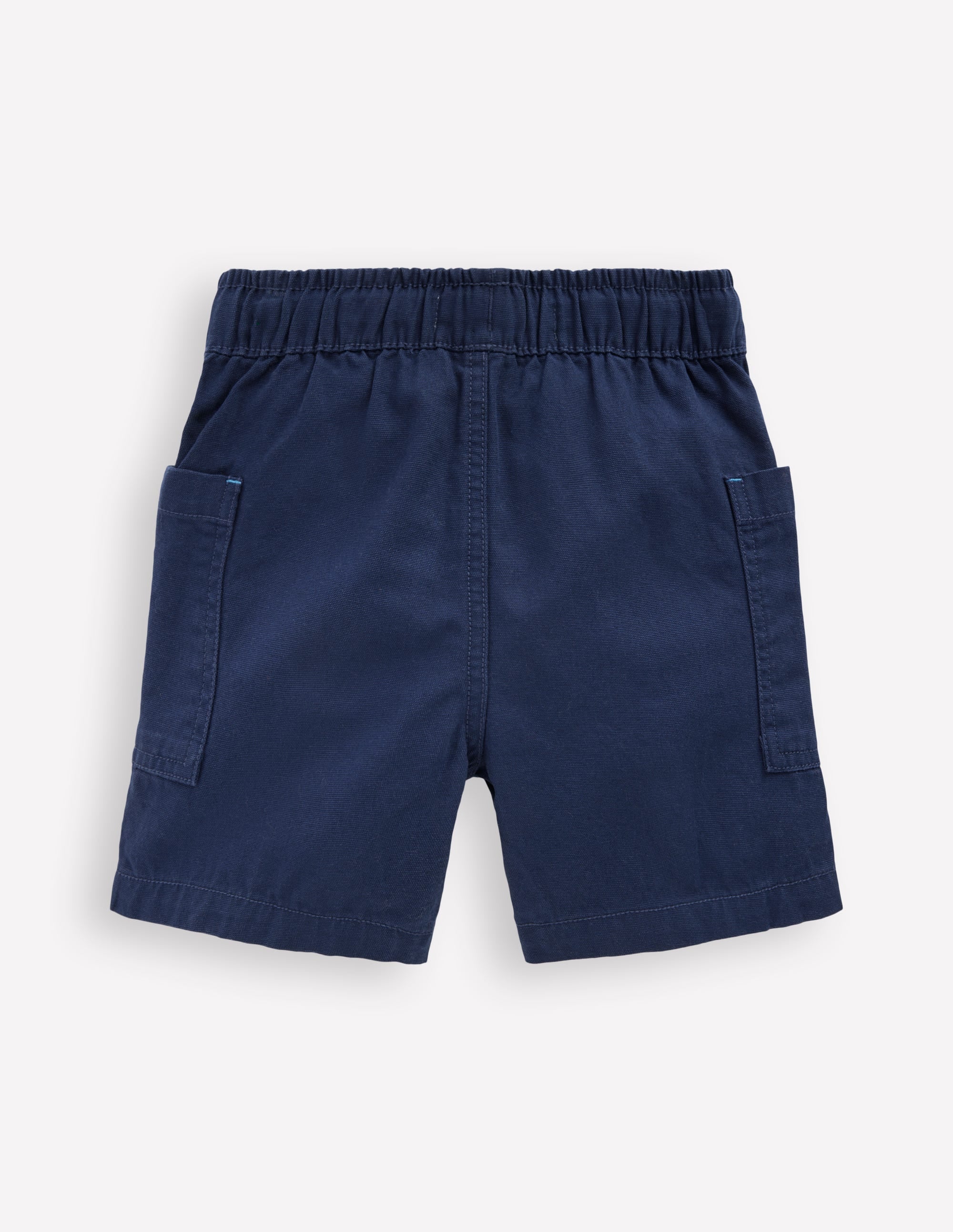 Short en coton à poches-Bleu médiéval - Image 2