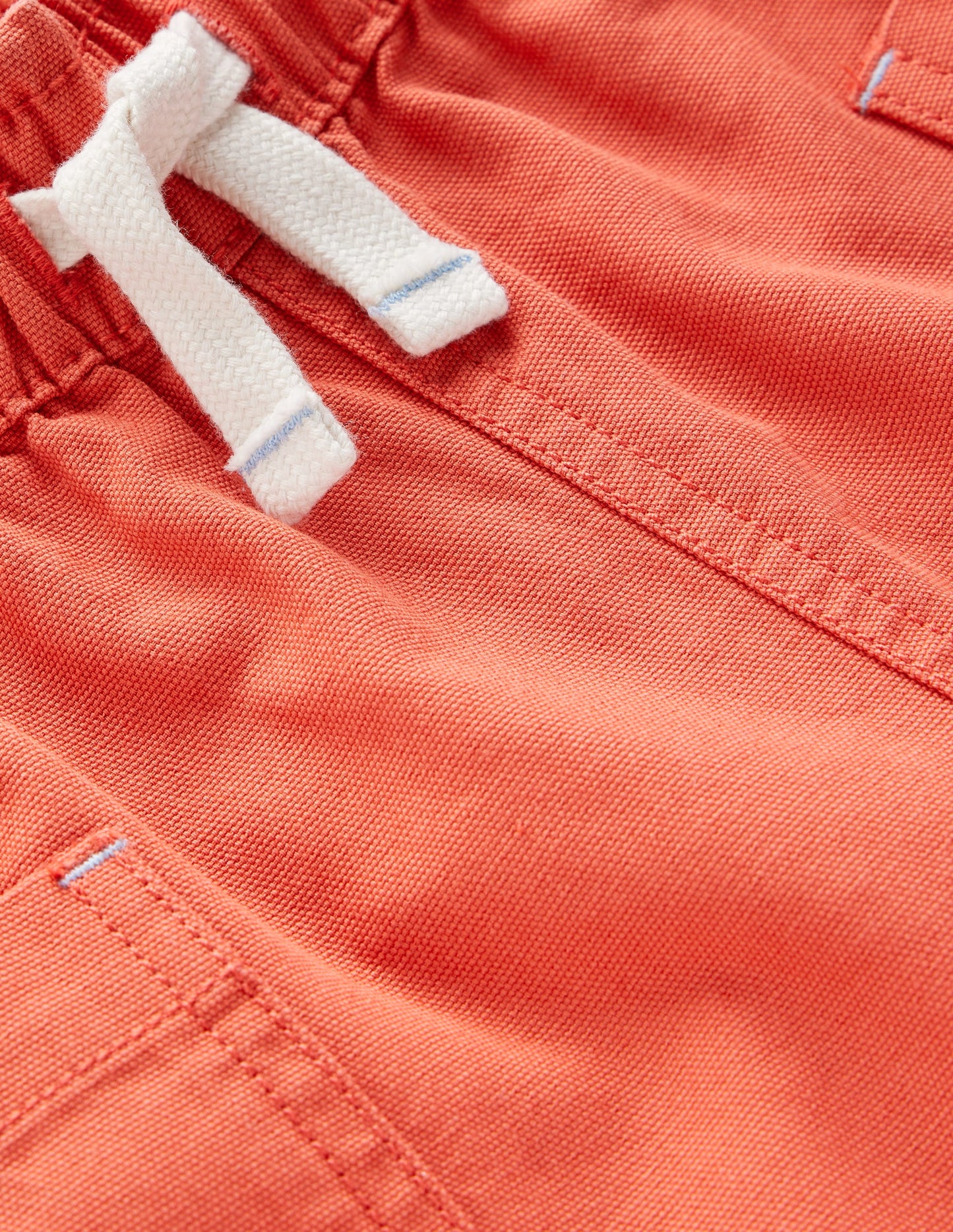 Baumwollshorts mit Tasche-Granatrosa