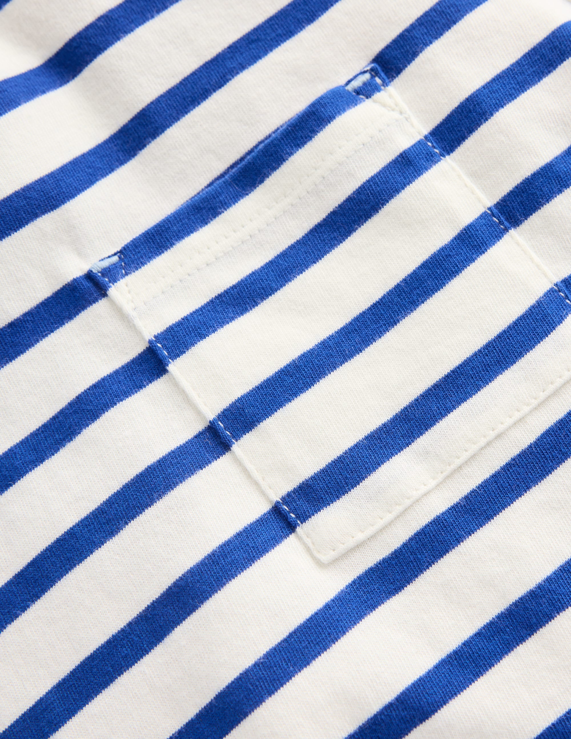 T-shirt à effet superposé-Bleu vif/ivoire - Image 3