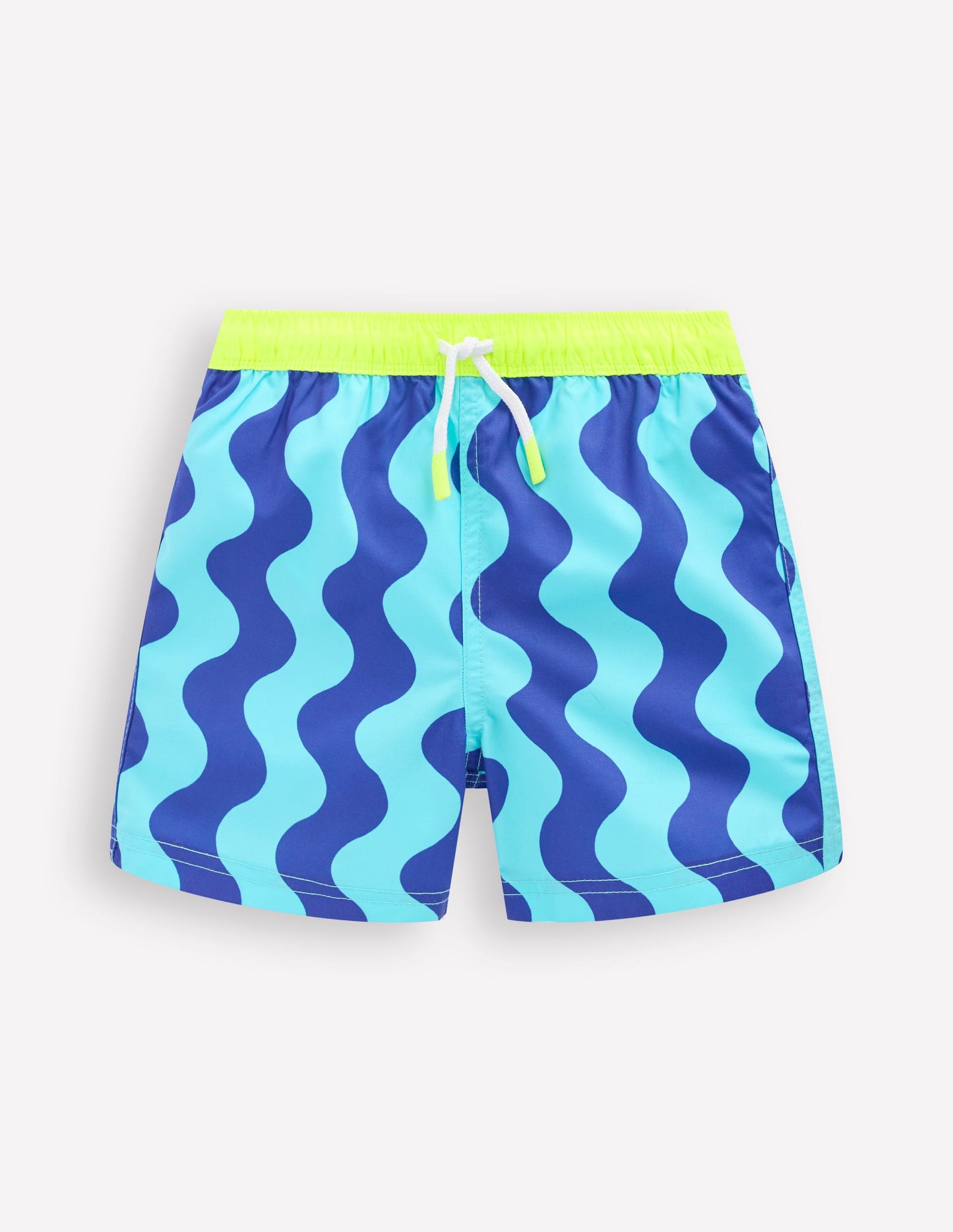 Badeshorts-Blau Wellen