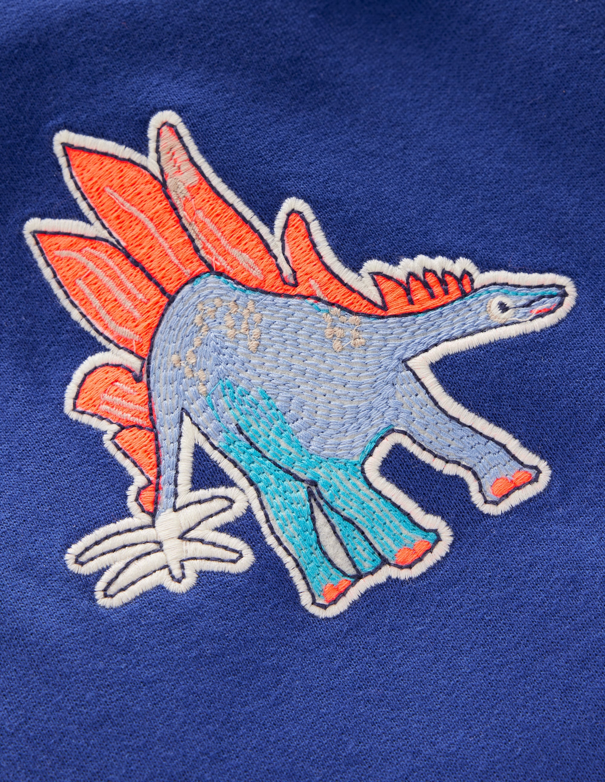 Bas de jogging à écussons-Dinosaures bleu - Image 3